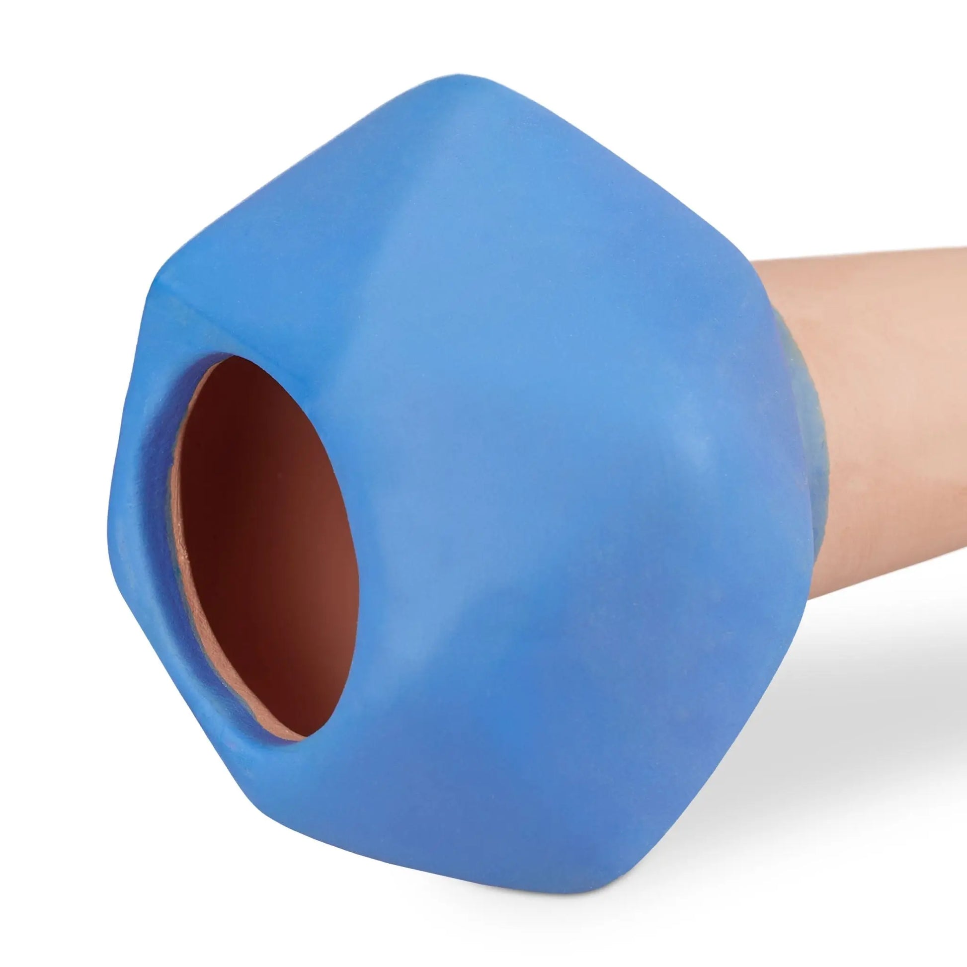 Bewässerungskugeln Ton 4er-Set Blau-Hellbraun von Relaxdays