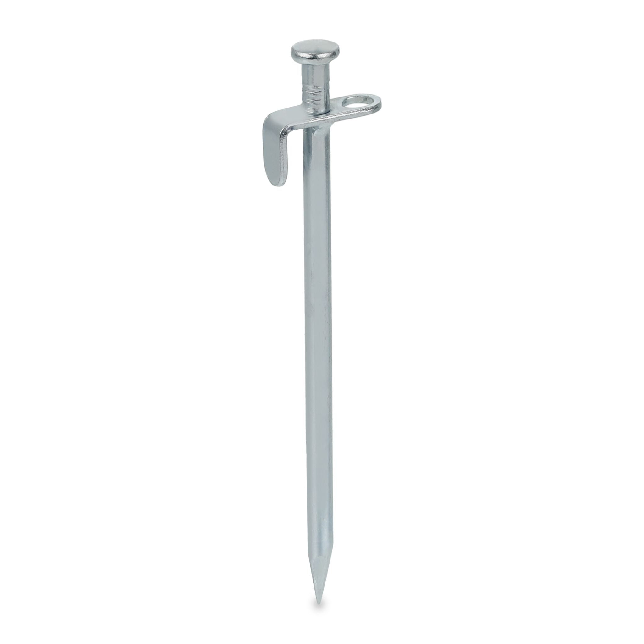 Felsbodenheringe 12er-Set Silber von Relaxdays