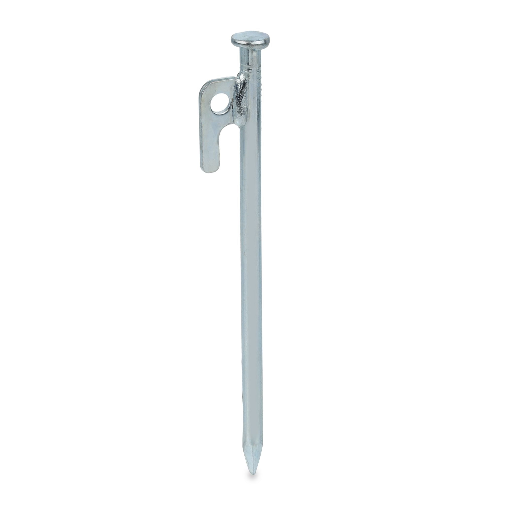 Felsbodenhering 20cm 12er-Set Silber von Relaxdays