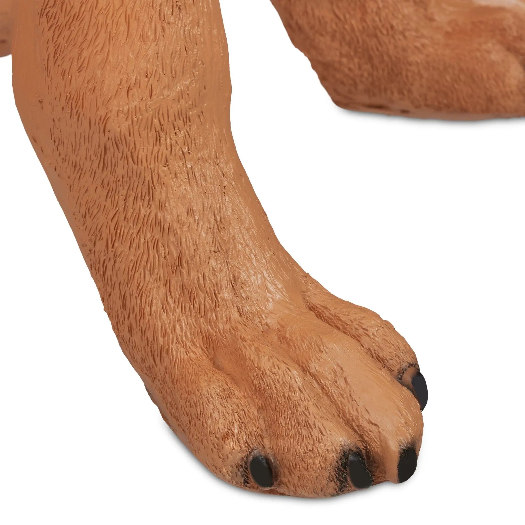 Lebensgrosse Schäferhund Figur Hellbraun-Rot-Schwarz von Relaxdays