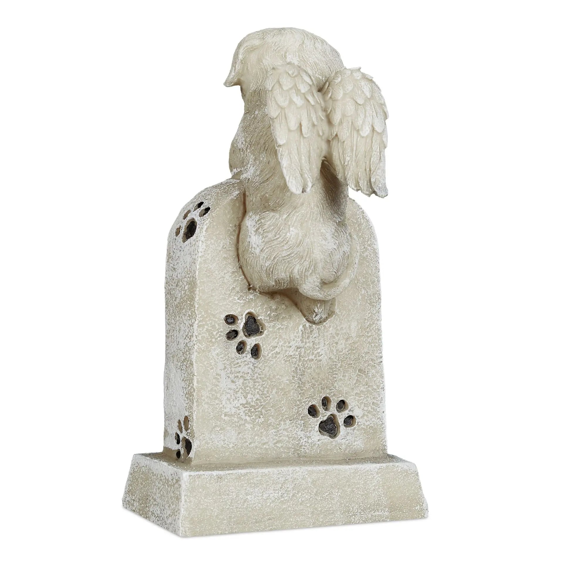 Grabschmuck für Hunde Creme-Schwarz von Relaxdays