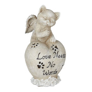 Grabschmuck für Katze Creme-Schwarz von Relaxdays