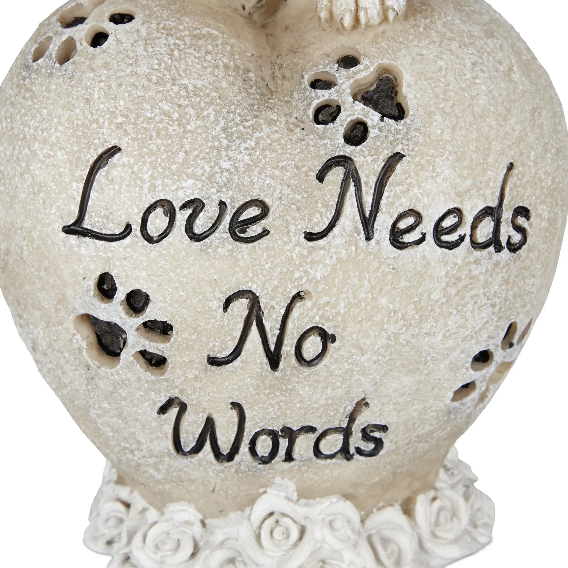 Grabschmuck für Katze Creme-Schwarz von Relaxdays