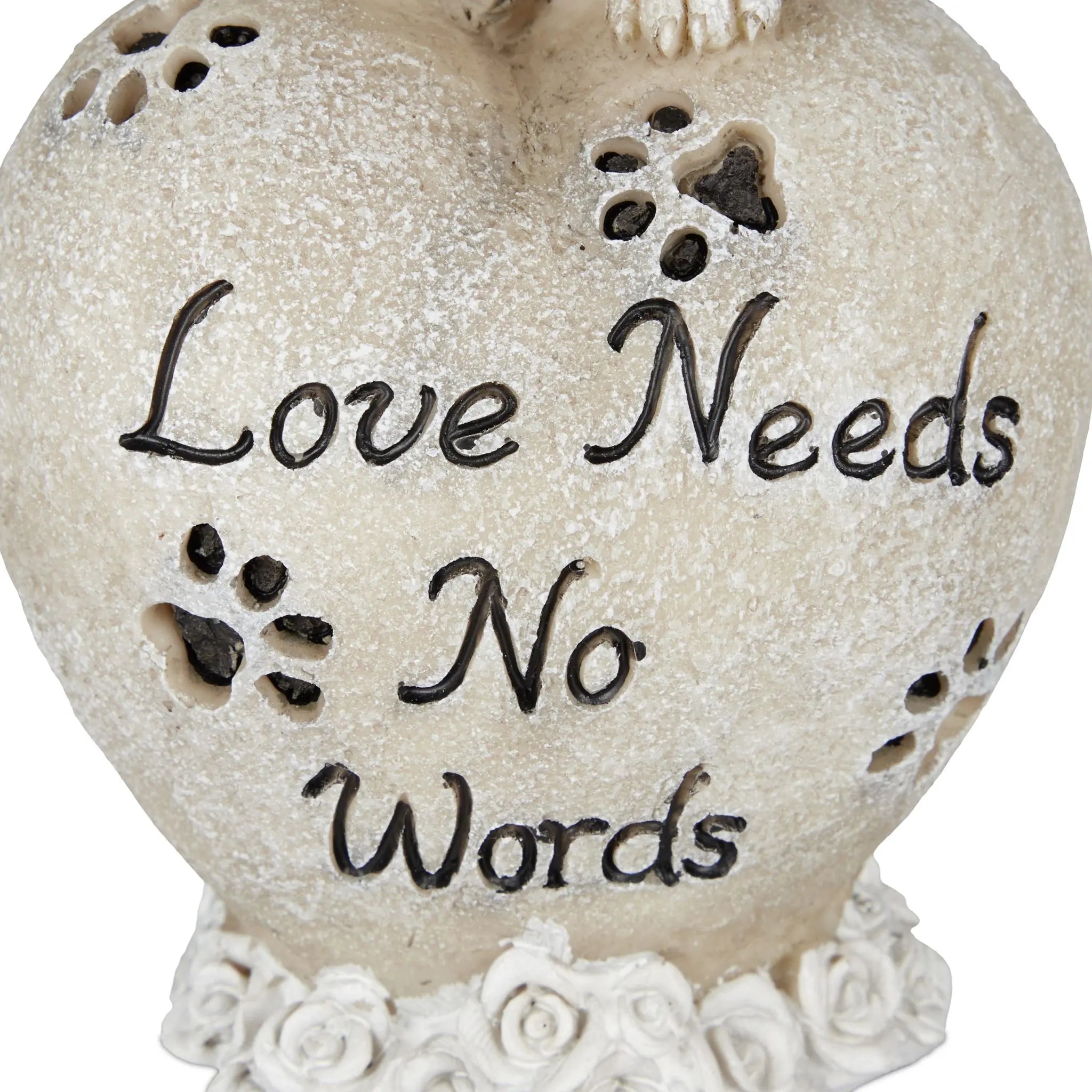 Grabschmuck für Katze Creme-Schwarz von Relaxdays