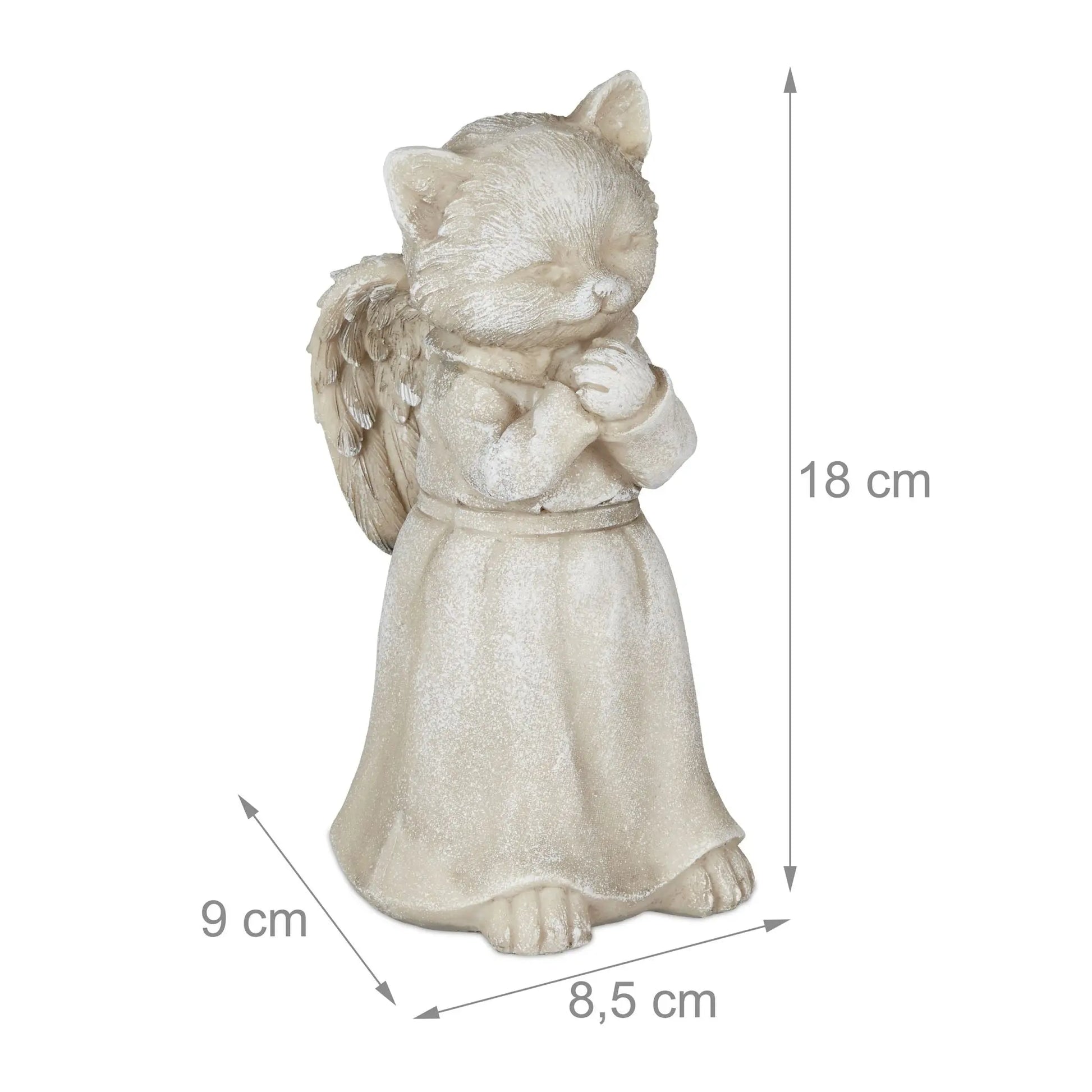 Grabschmuck für Katze Creme von Relaxdays