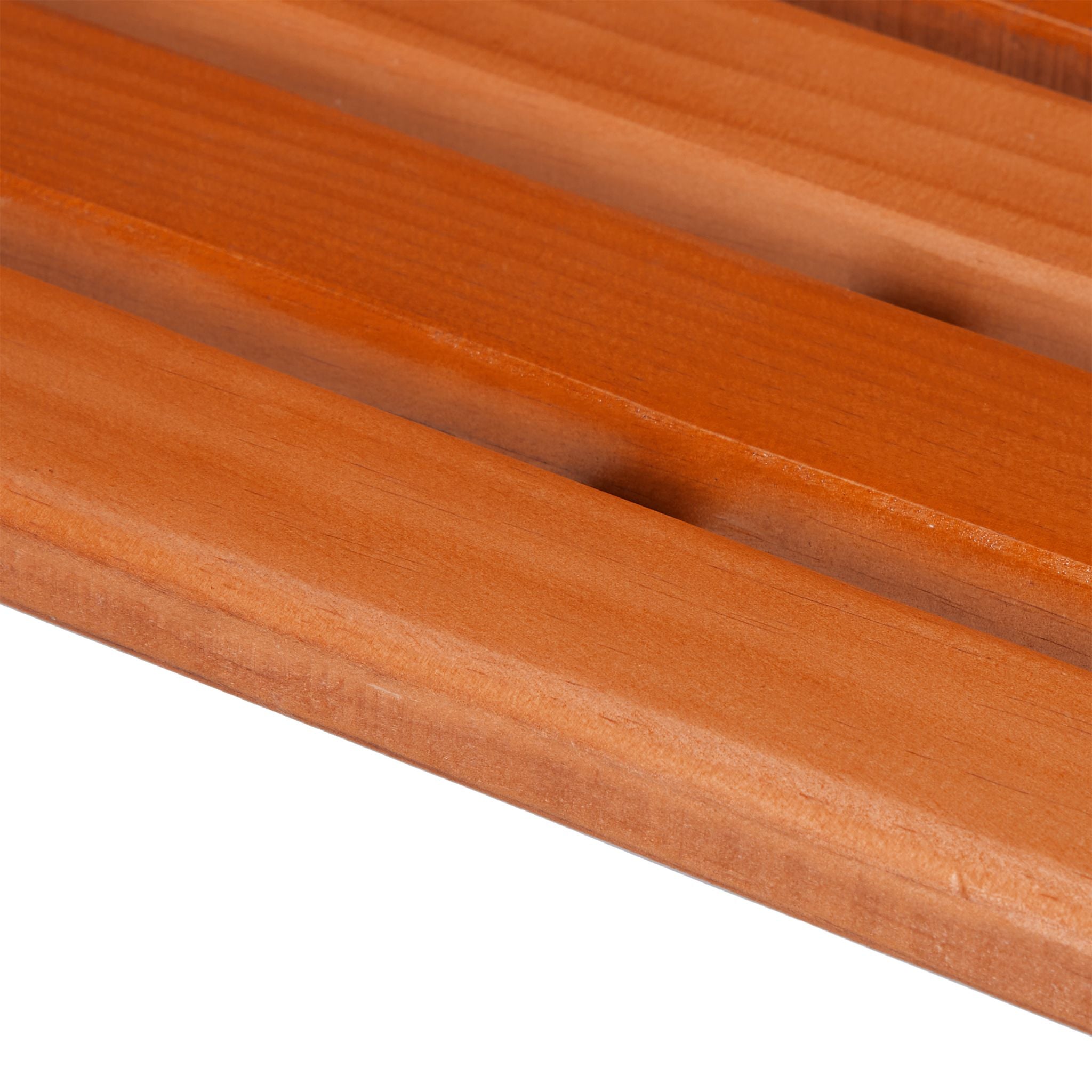 Gartenbank Holz & Metall Braun-Schwarz von Relaxdays