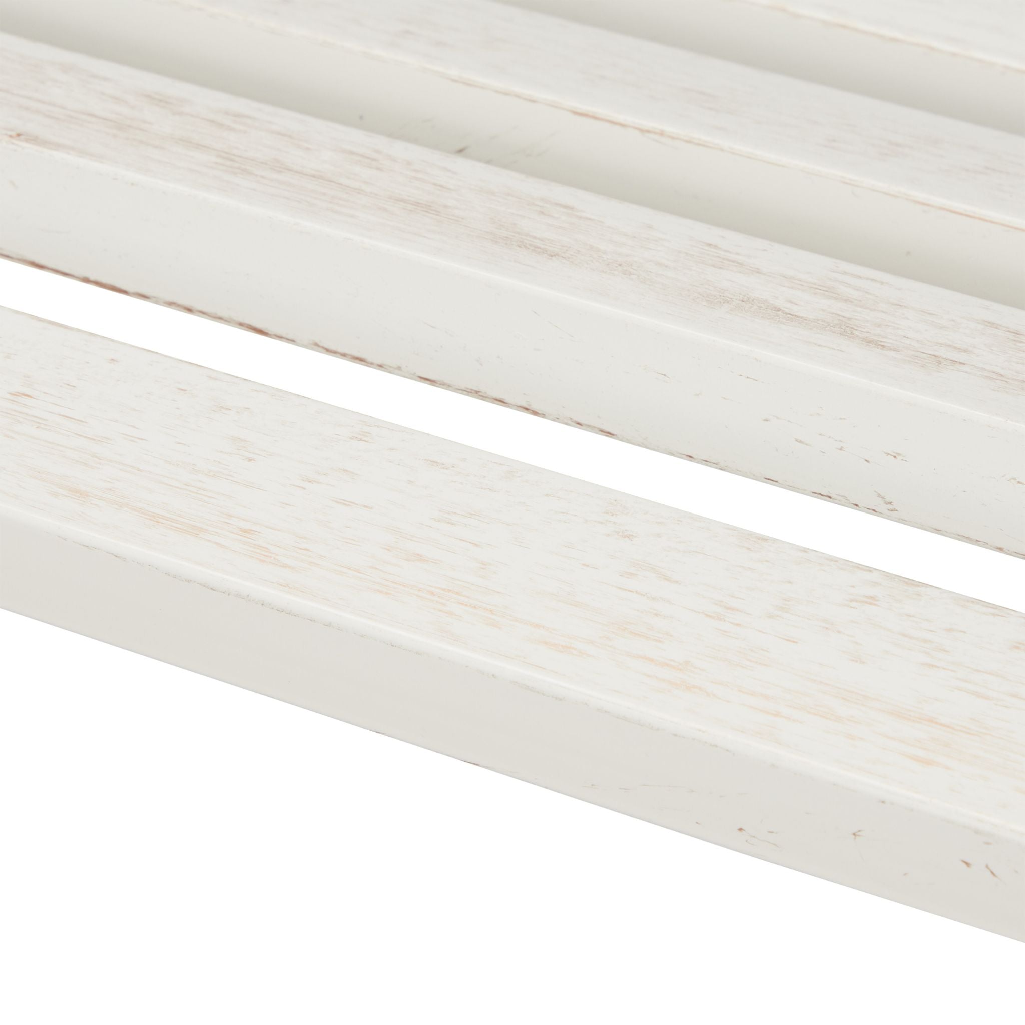 Gartenbank Metall Weiss-Gold von Relaxdays