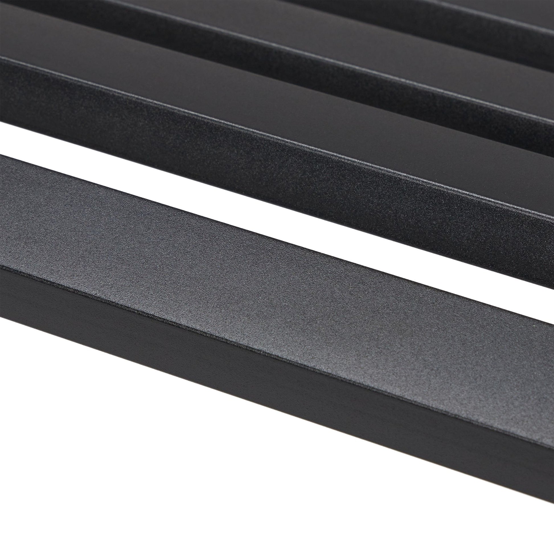 Gartenbank Metall Schwarz von Relaxdays