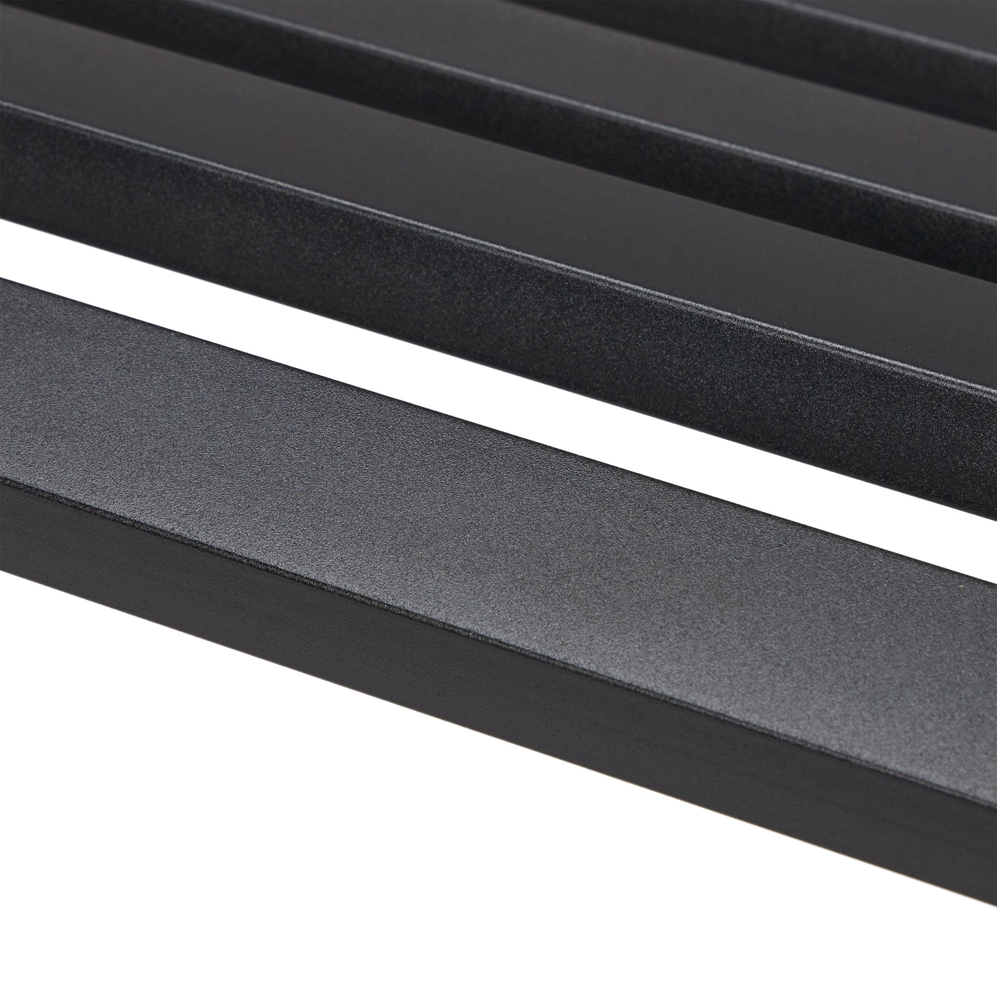 Gartenbank Metall Schwarz von Relaxdays