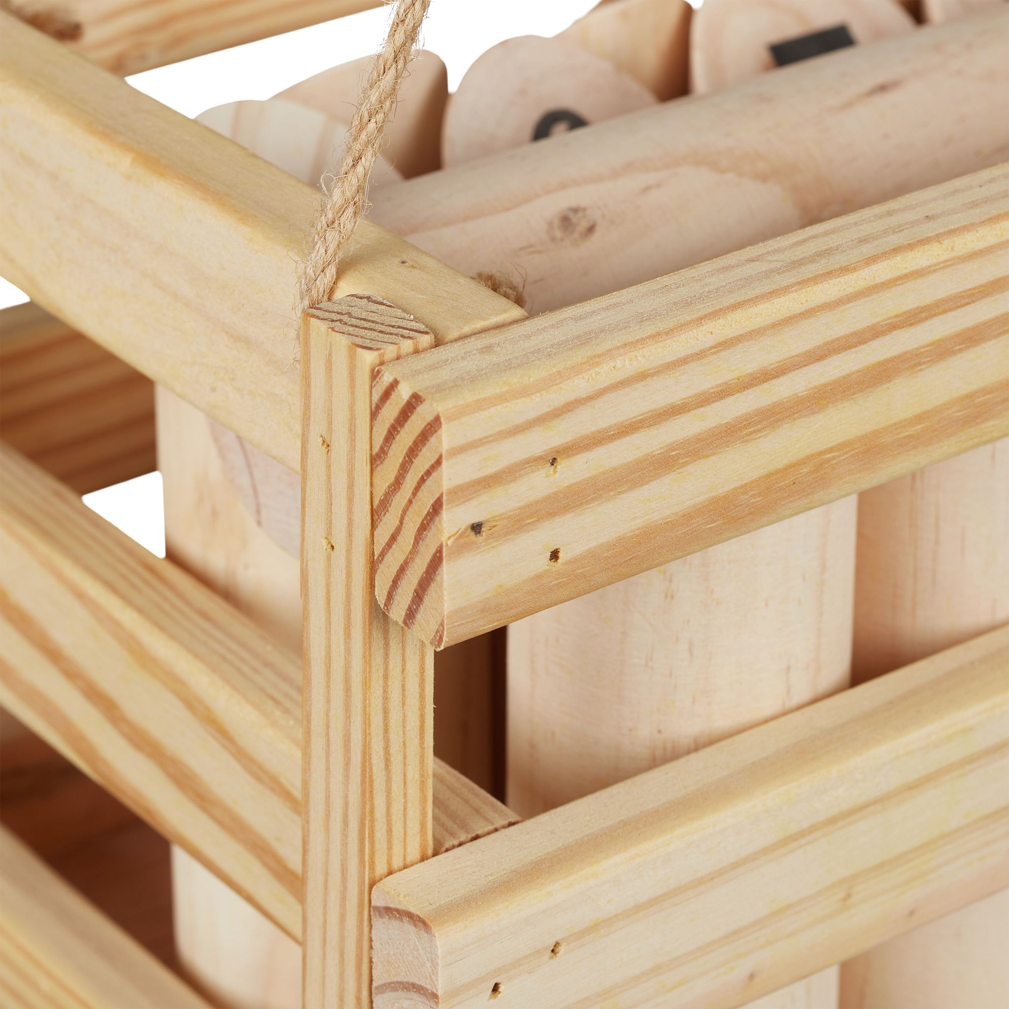 Kubb mit Transportbox Hellbraun von Relaxdays