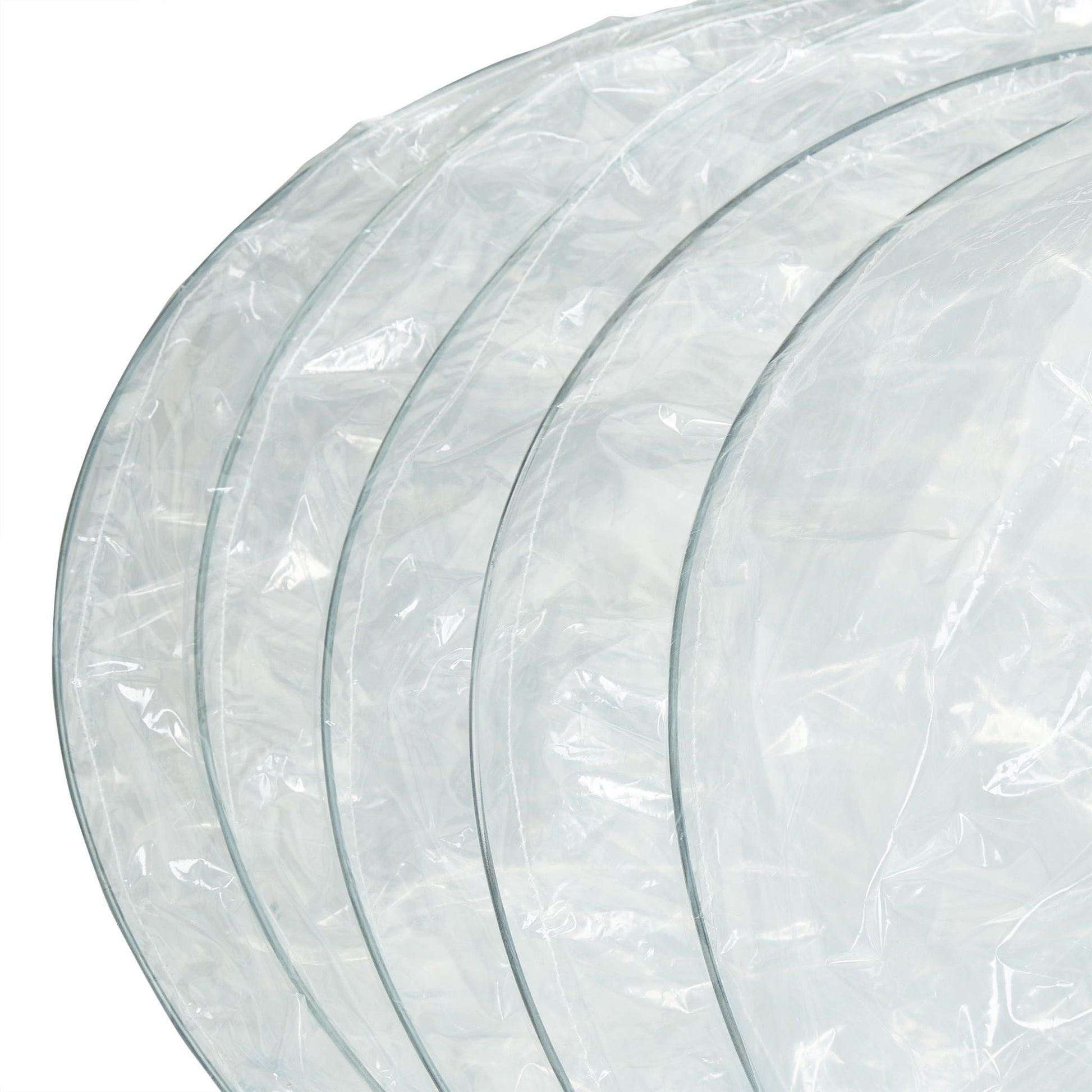 Pflanztunnel Garten 3,7 m Silber-Transparent von Relaxdays