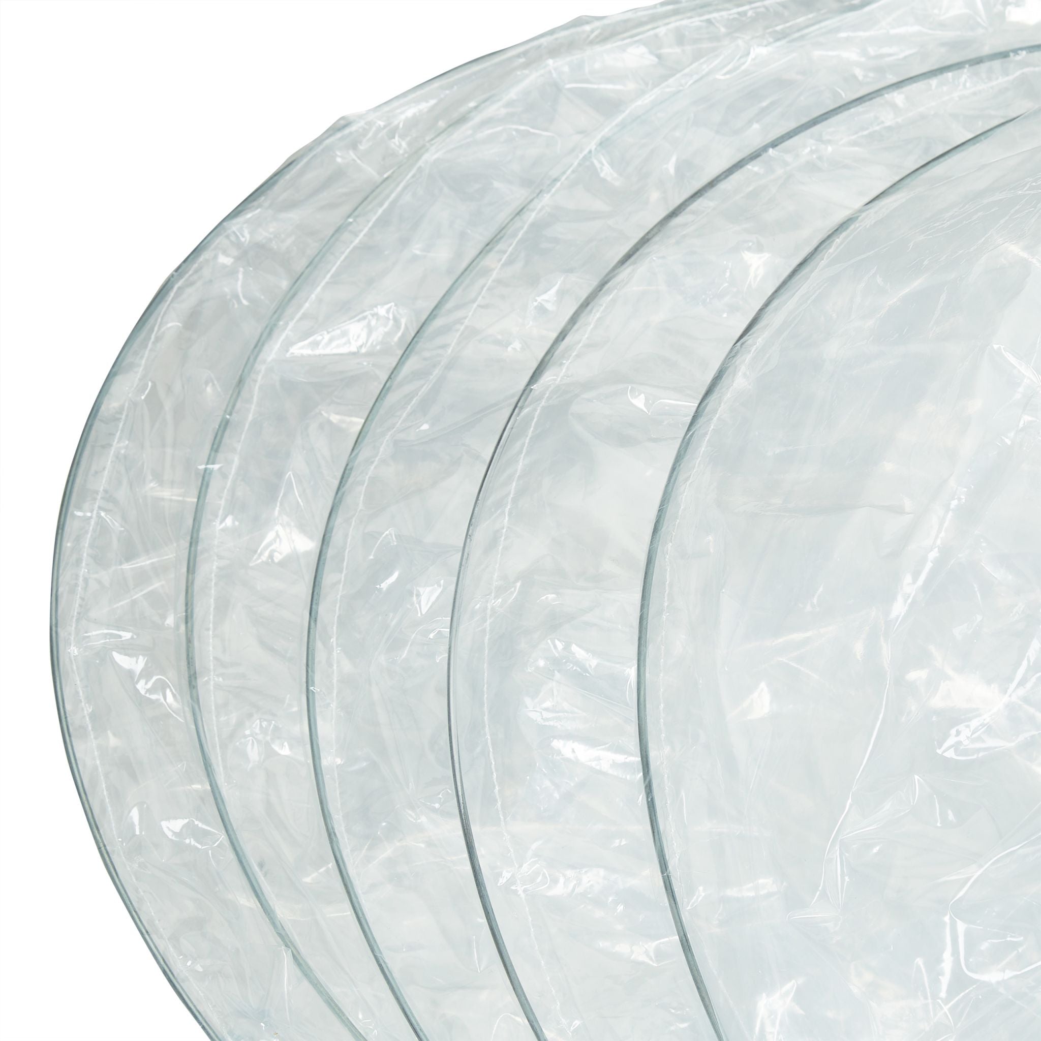 Pflanztunnel Garten 3,7 m Silber-Transparent von Relaxdays