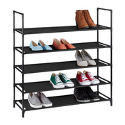 Schuhregal Stecksystem XL Schwarz von Relaxdays