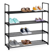 Schuhregal Metall Schwarz von Relaxdays