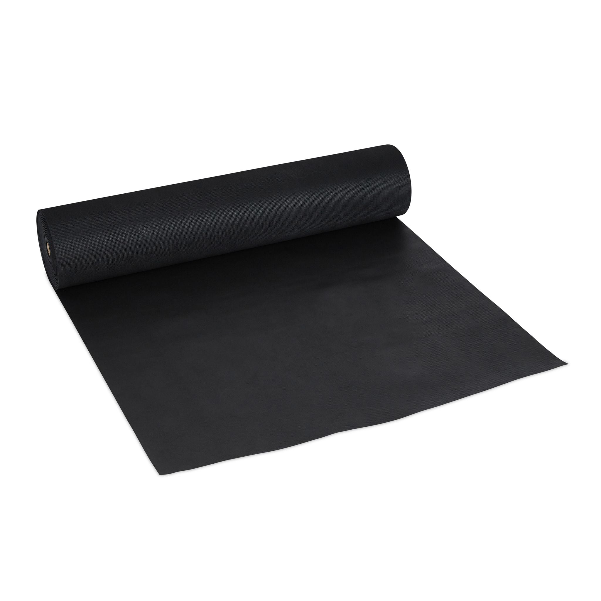 Schwarzes Unkrautvlies 220g/m² Schwarz von Relaxdays