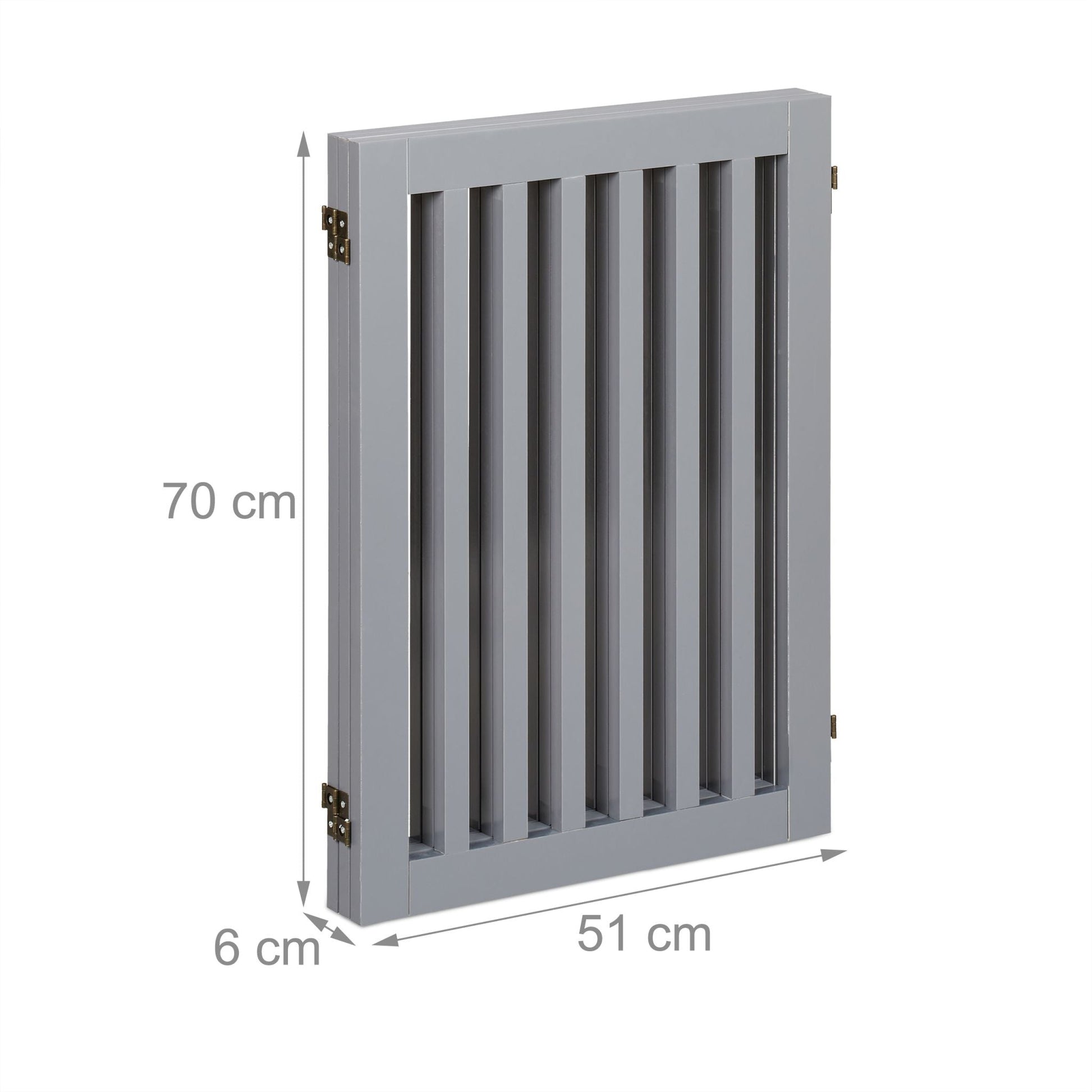 Absperrgitter 70cm Grau von Relaxdays