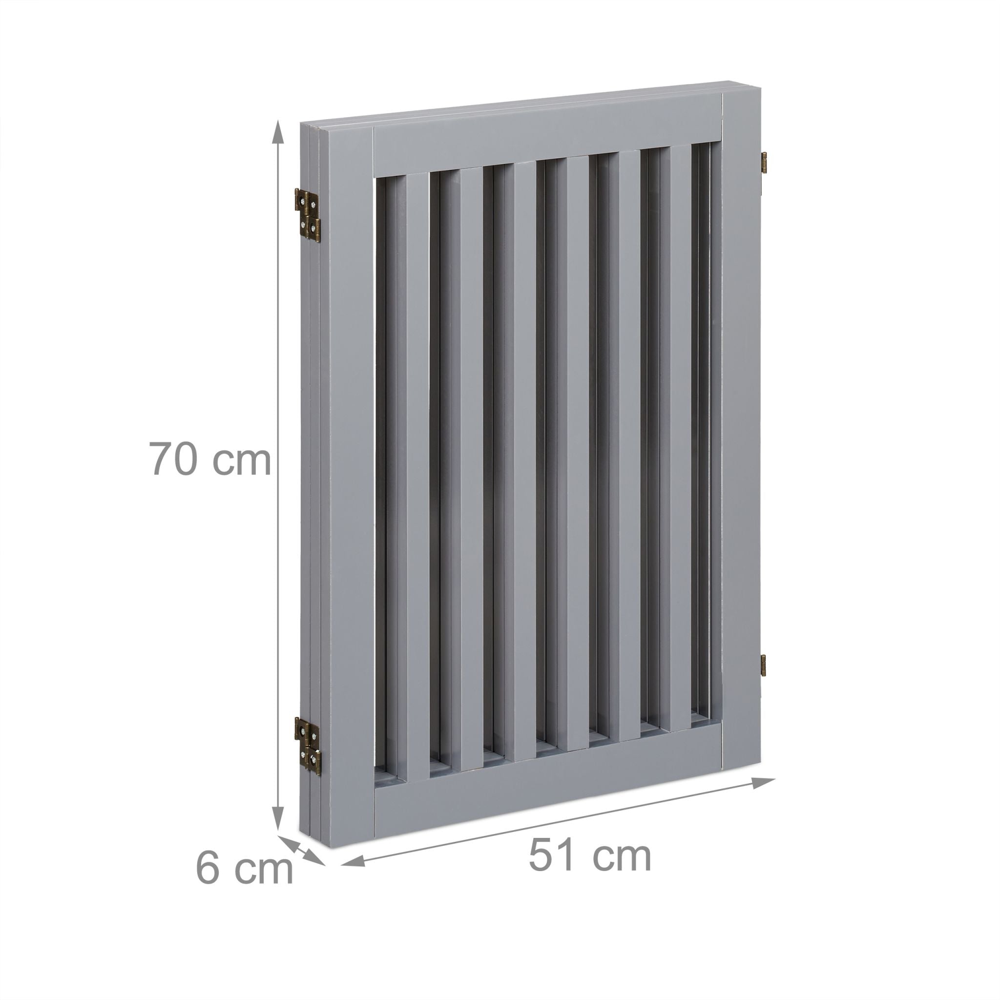 Absperrgitter 70cm Grau von Relaxdays