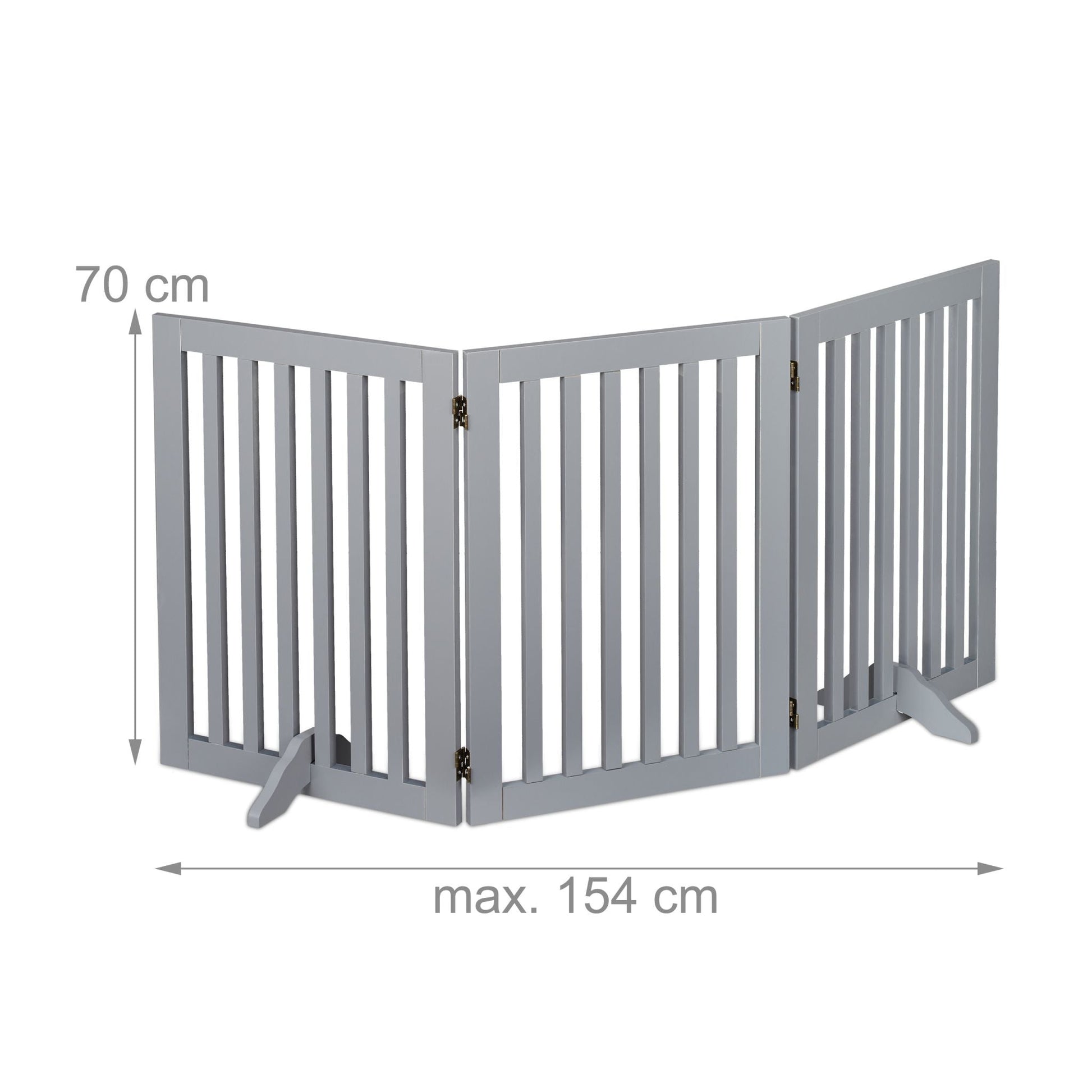 Absperrgitter 70cm Grau von Relaxdays