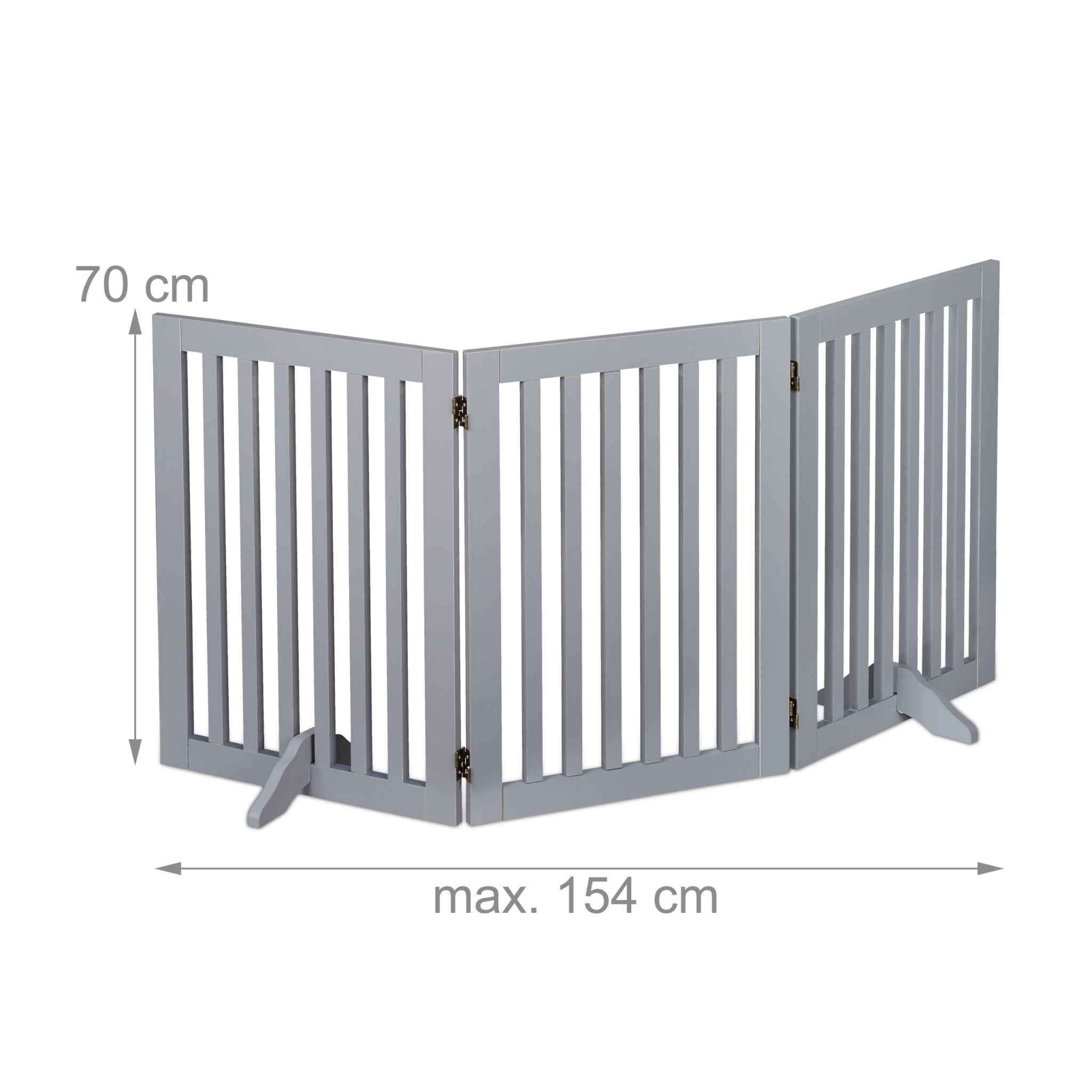 Absperrgitter 70cm Grau von Relaxdays