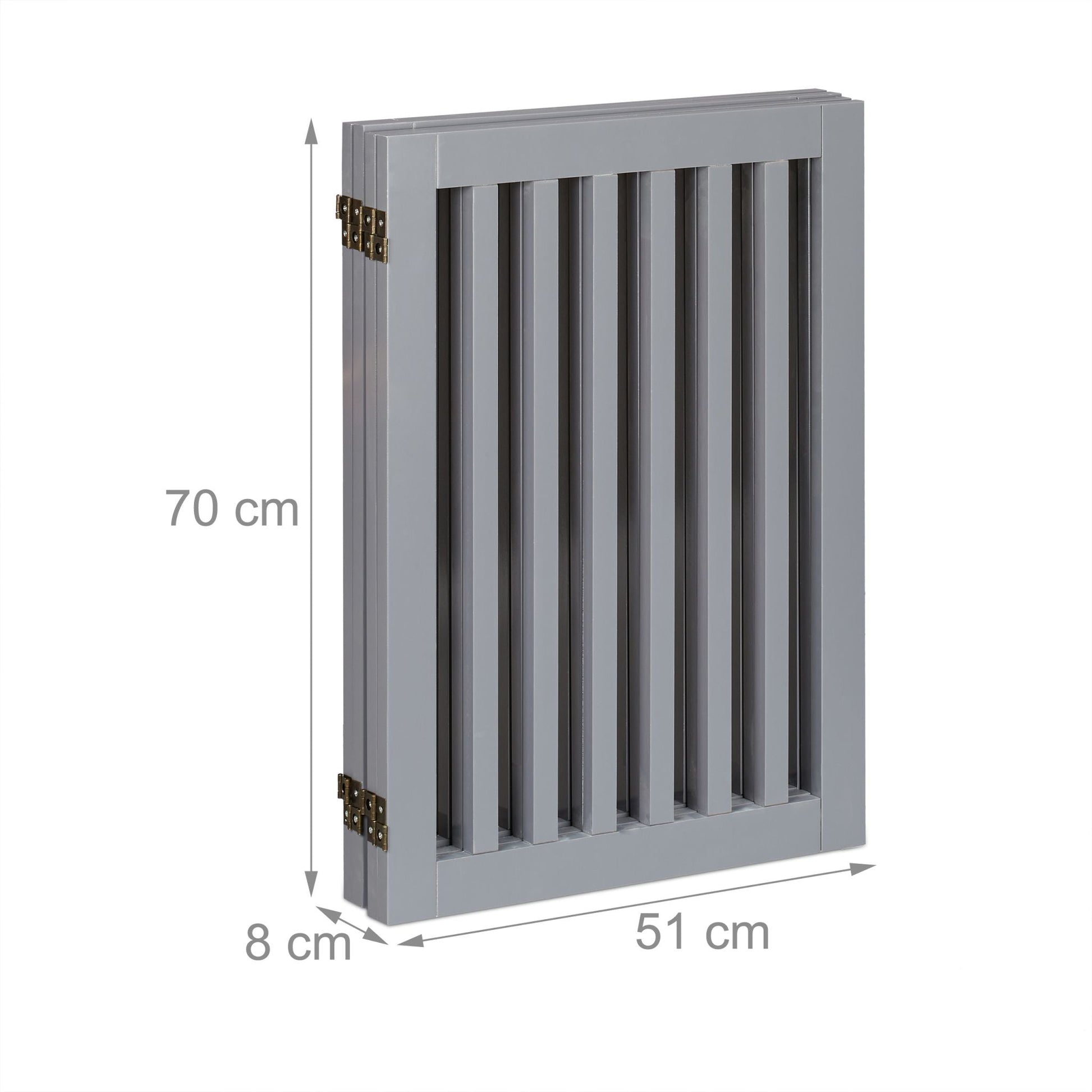Absperrgitter 70cm Grau von Relaxdays