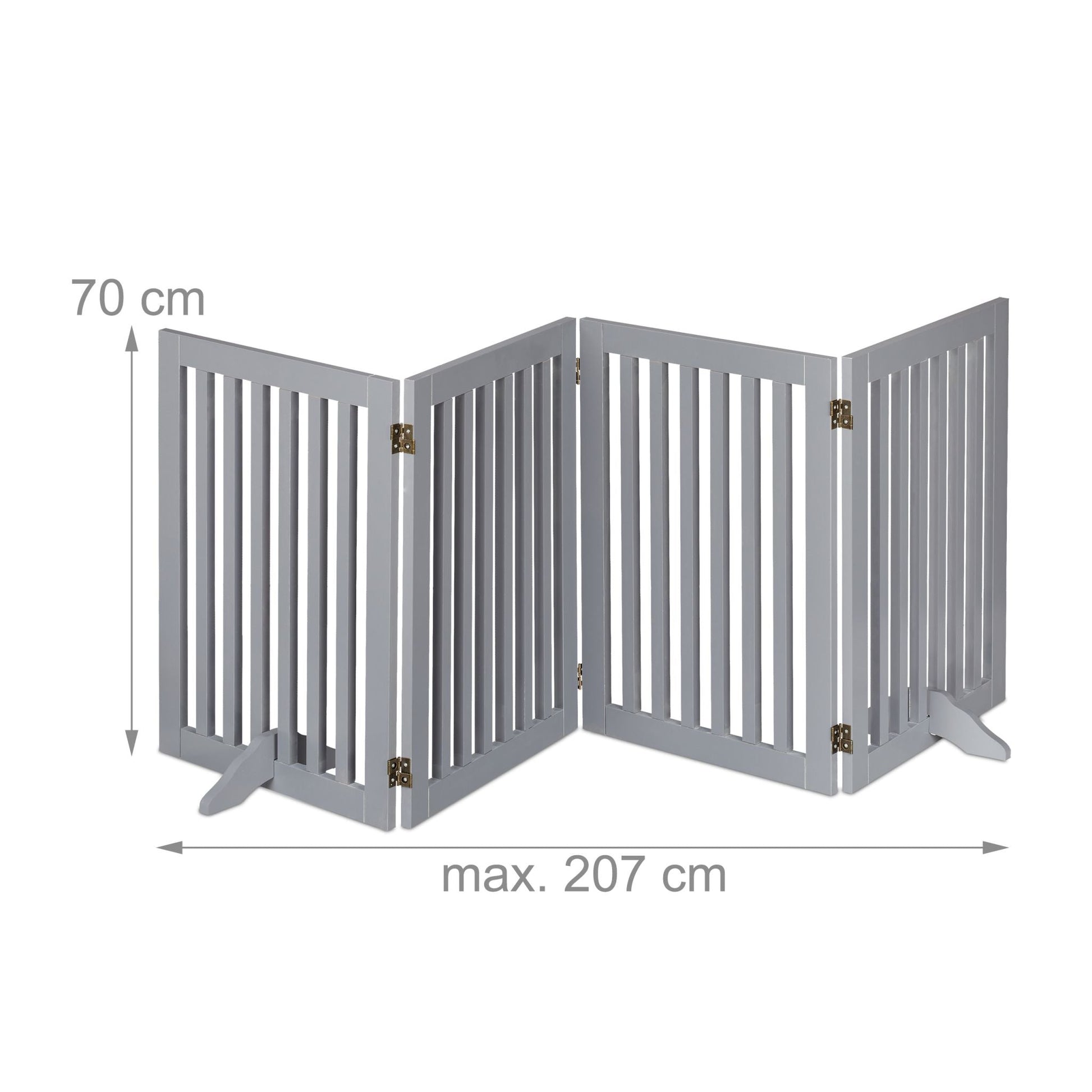 Absperrgitter 70cm Grau von Relaxdays