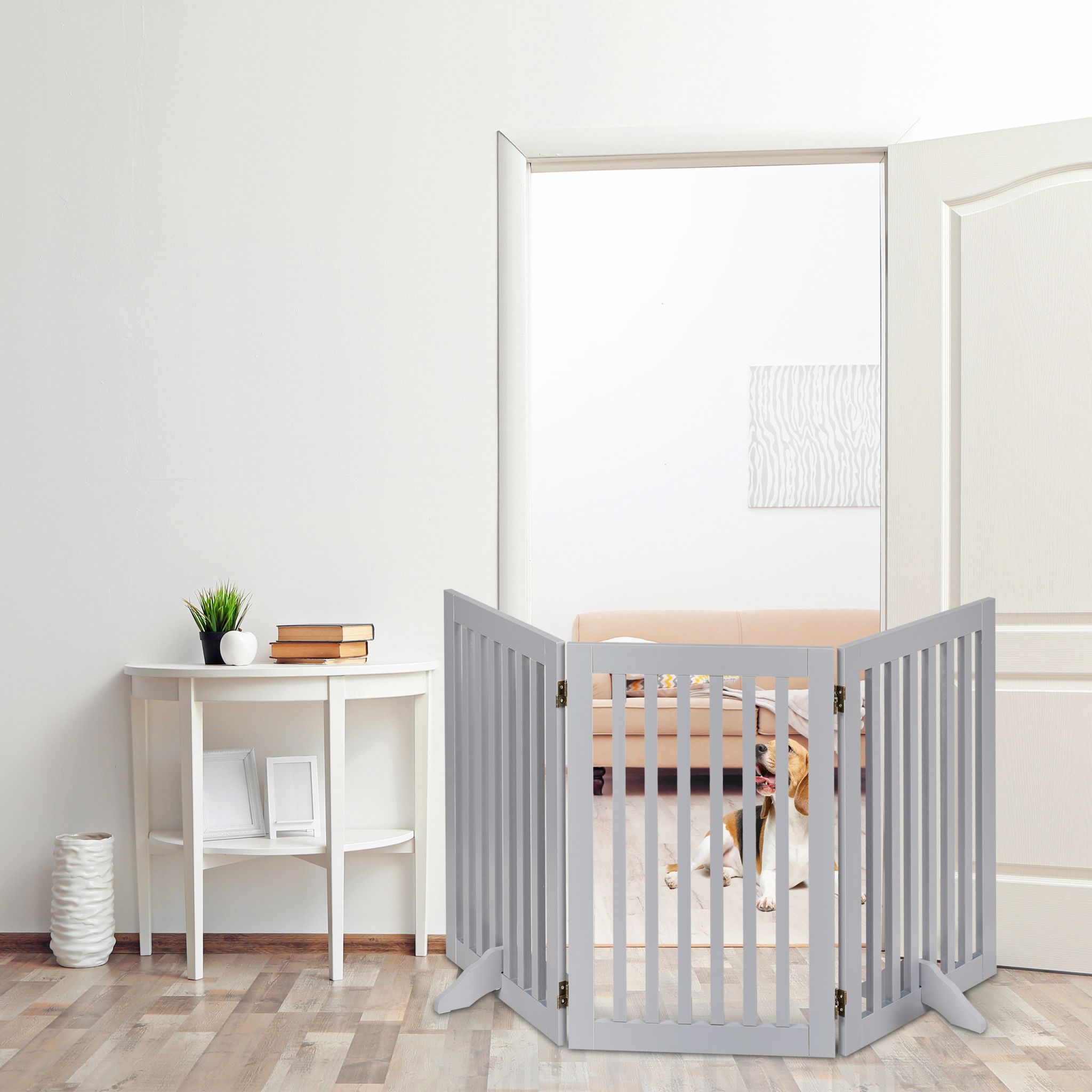 Absperrgitter 92cm Grau von Relaxdays