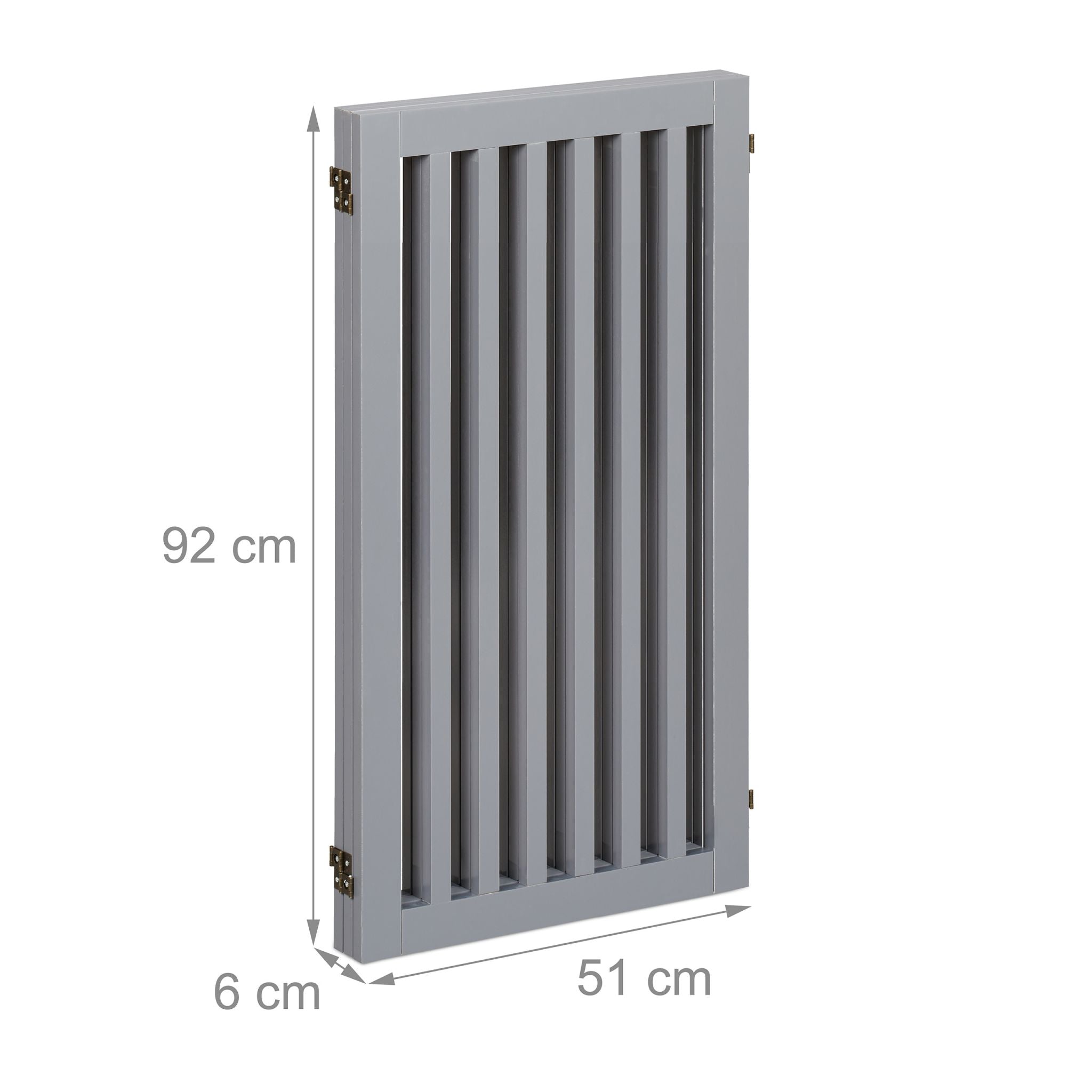 Absperrgitter 92cm Grau von Relaxdays