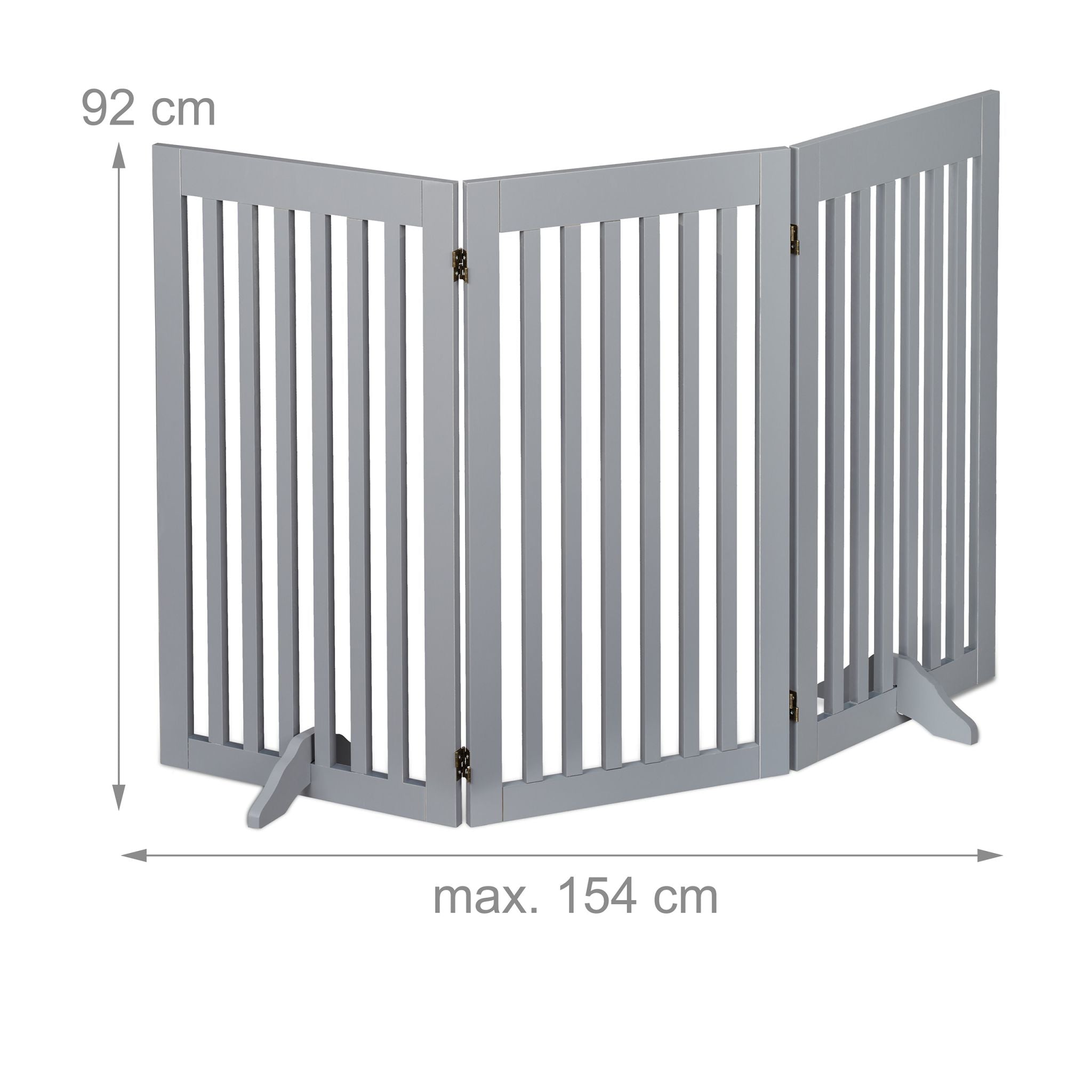 Absperrgitter 92cm Grau von Relaxdays
