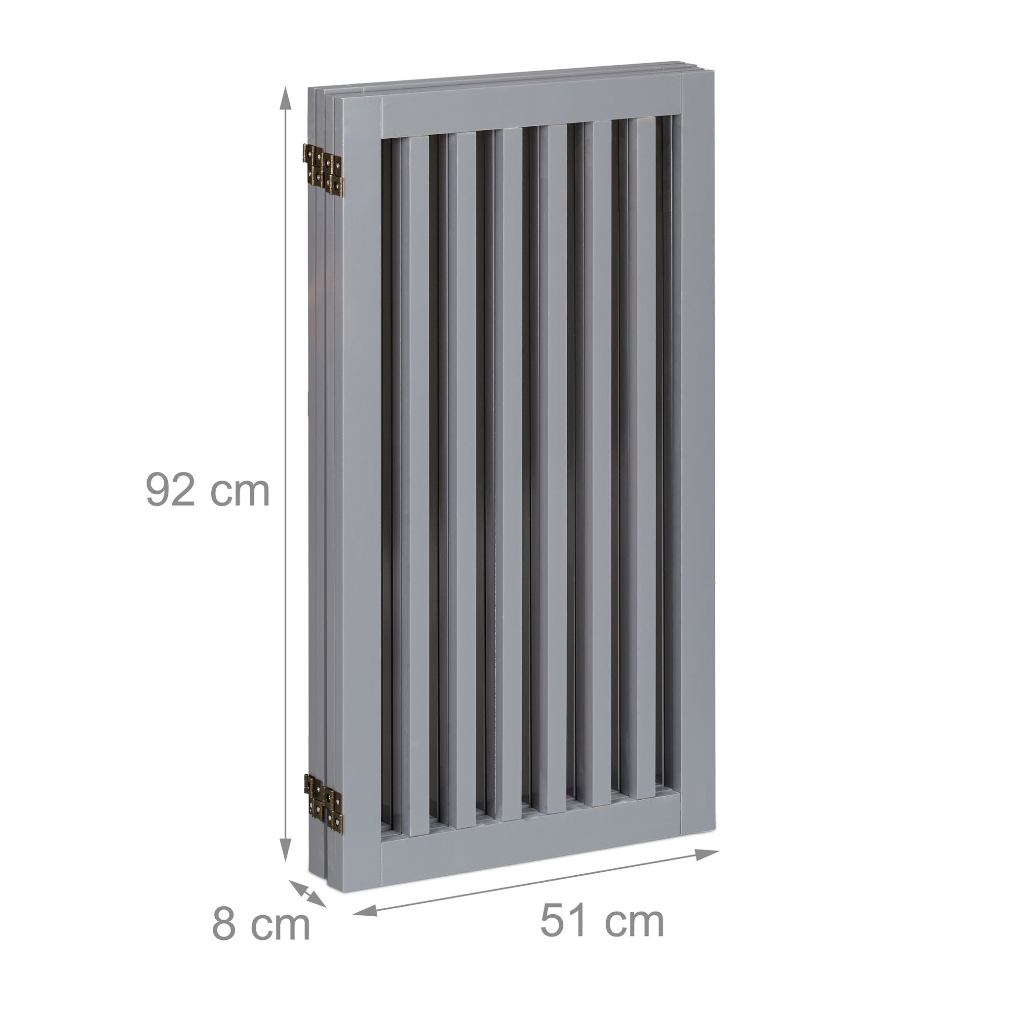 Absperrgitter 92cm Grau von Relaxdays