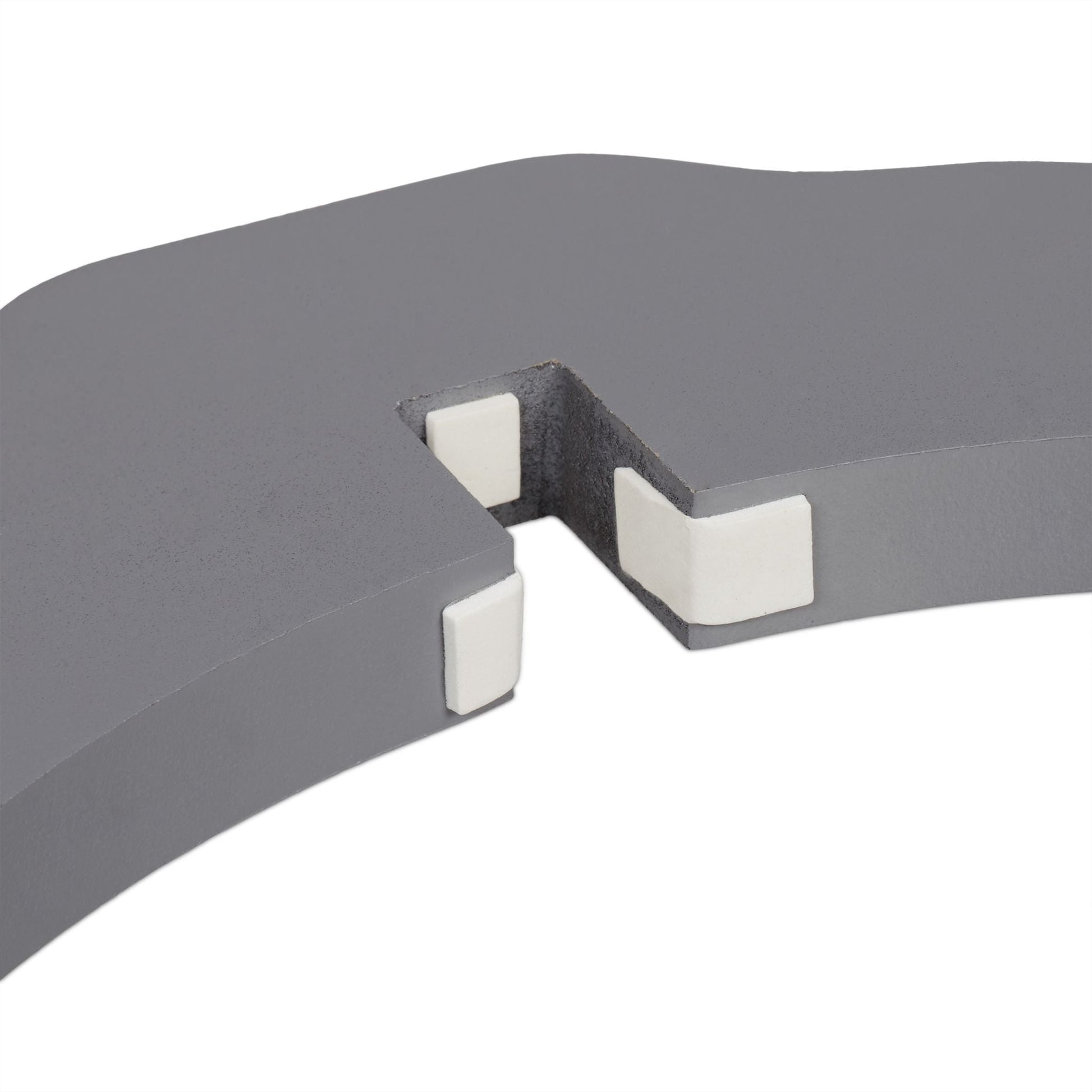 Absperrgitter 92cm Grau von Relaxdays