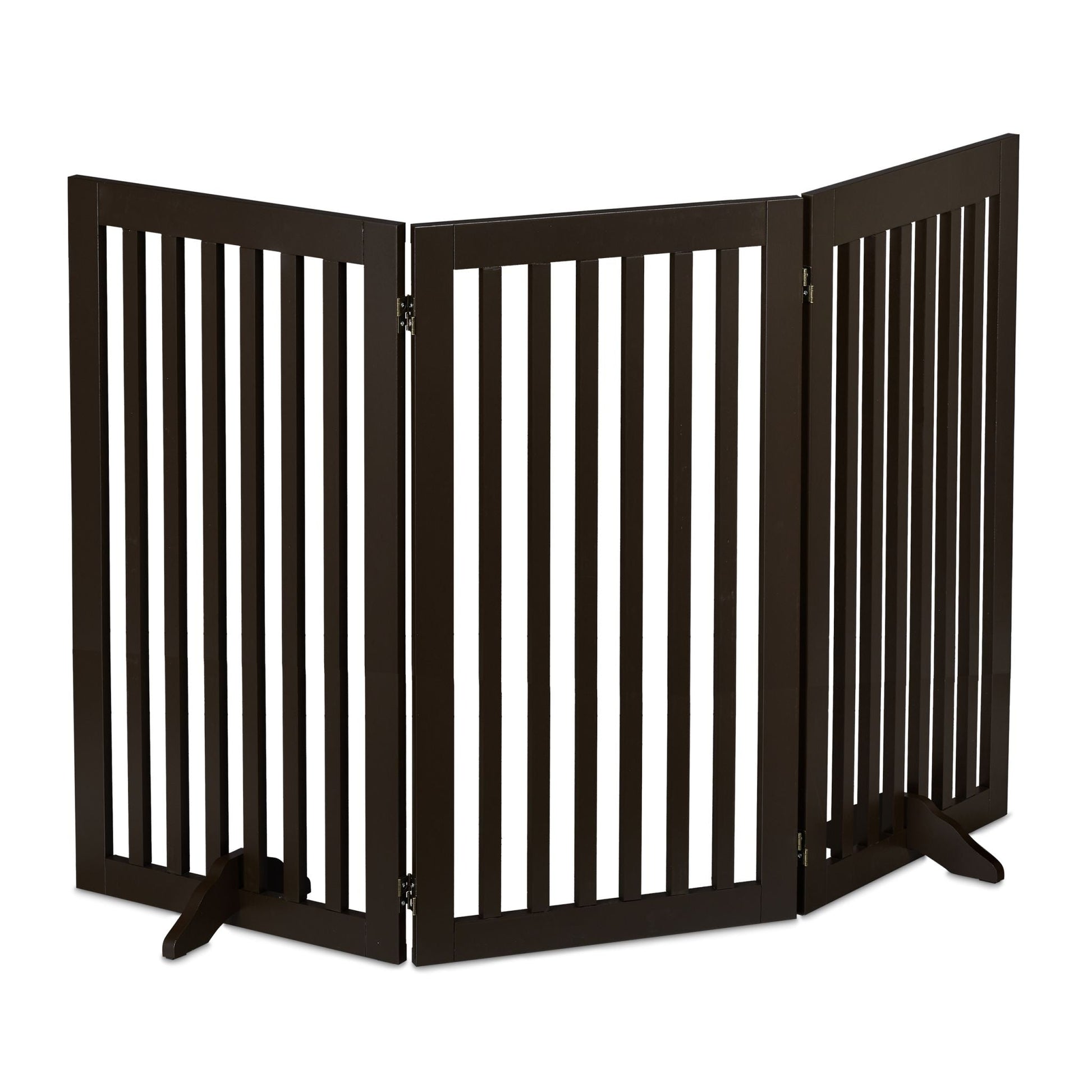 Absperrgitter 92cm Dunkelbraun von Relaxdays