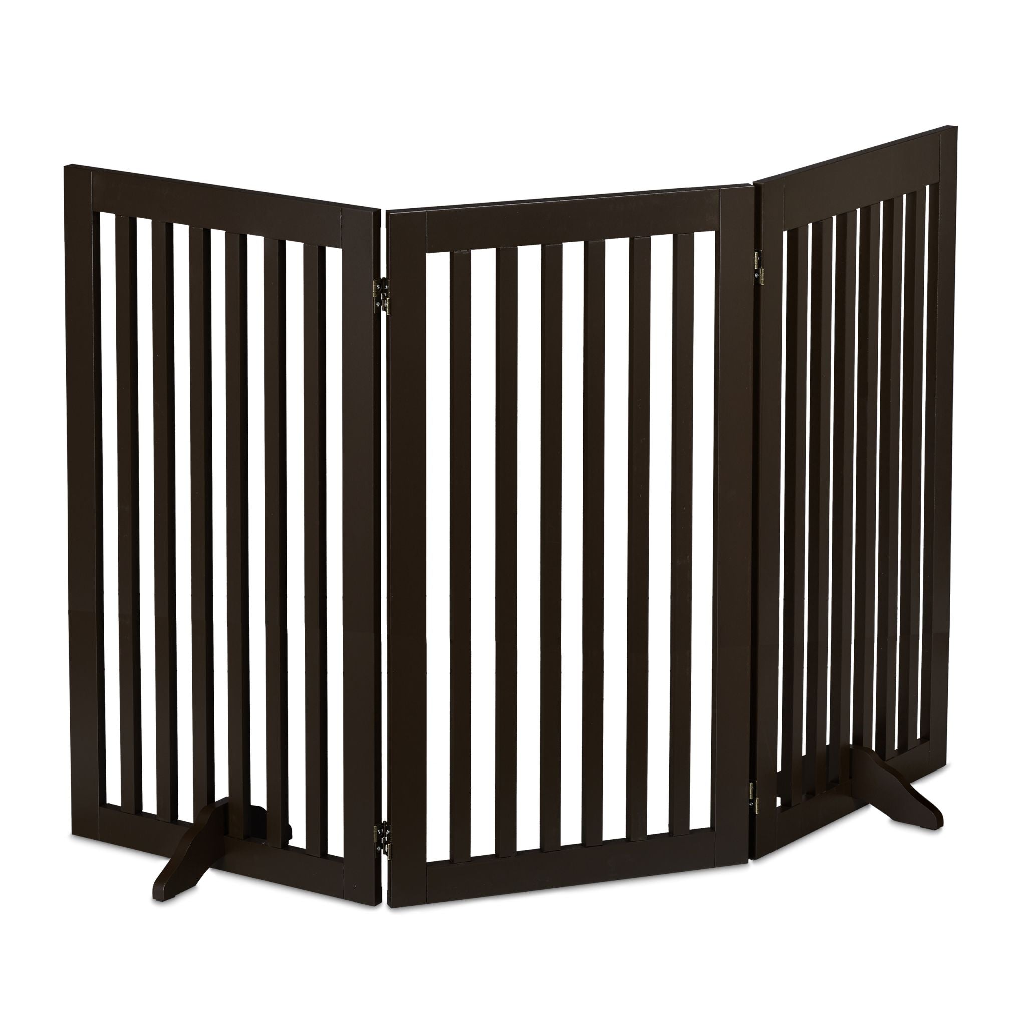 Absperrgitter 92cm Dunkelbraun von Relaxdays