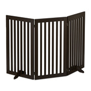 Absperrgitter 92cm Dunkelbraun von Relaxdays