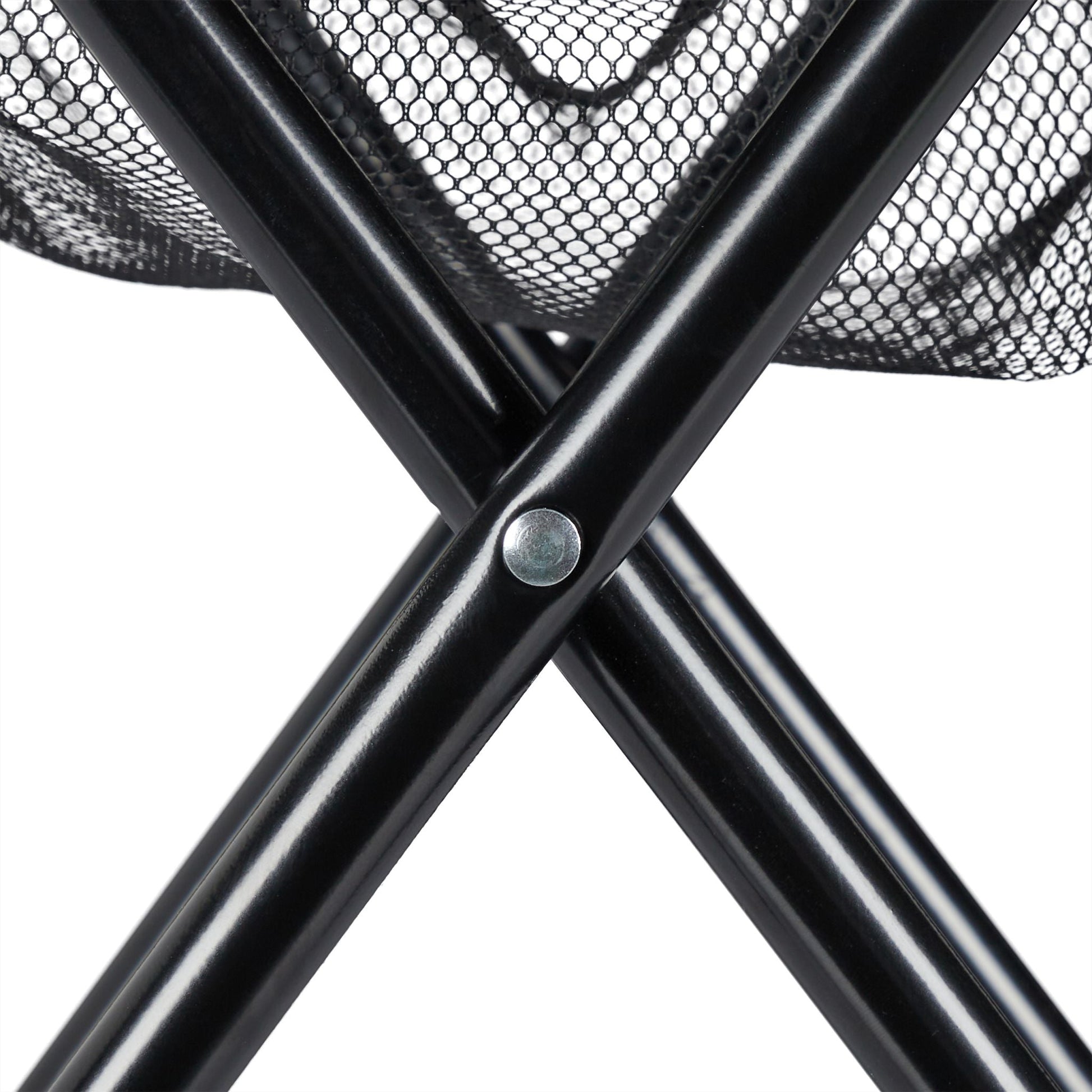 Klapphocker bis 120 kg Beige-Schwarz von Relaxdays