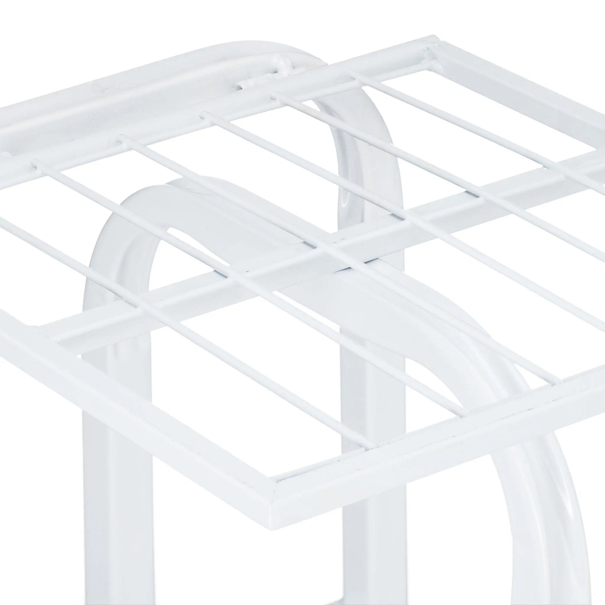 Blumentreppe Metall 4 Etagen Weiss von Relaxdays