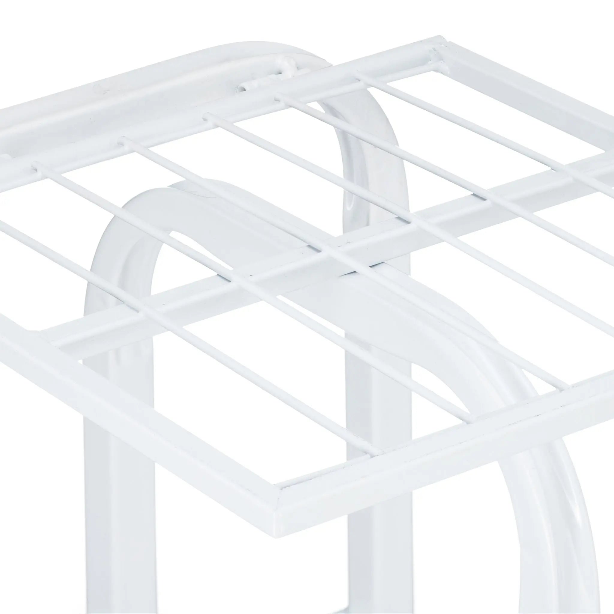 Blumentreppe Metall 4 Etagen Weiss von Relaxdays