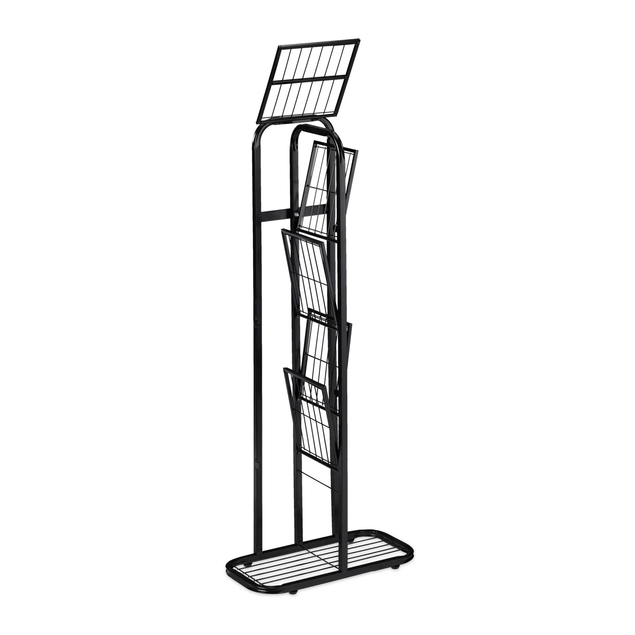 Blumentreppe Metall 6 Etagen Schwarz von Relaxdays