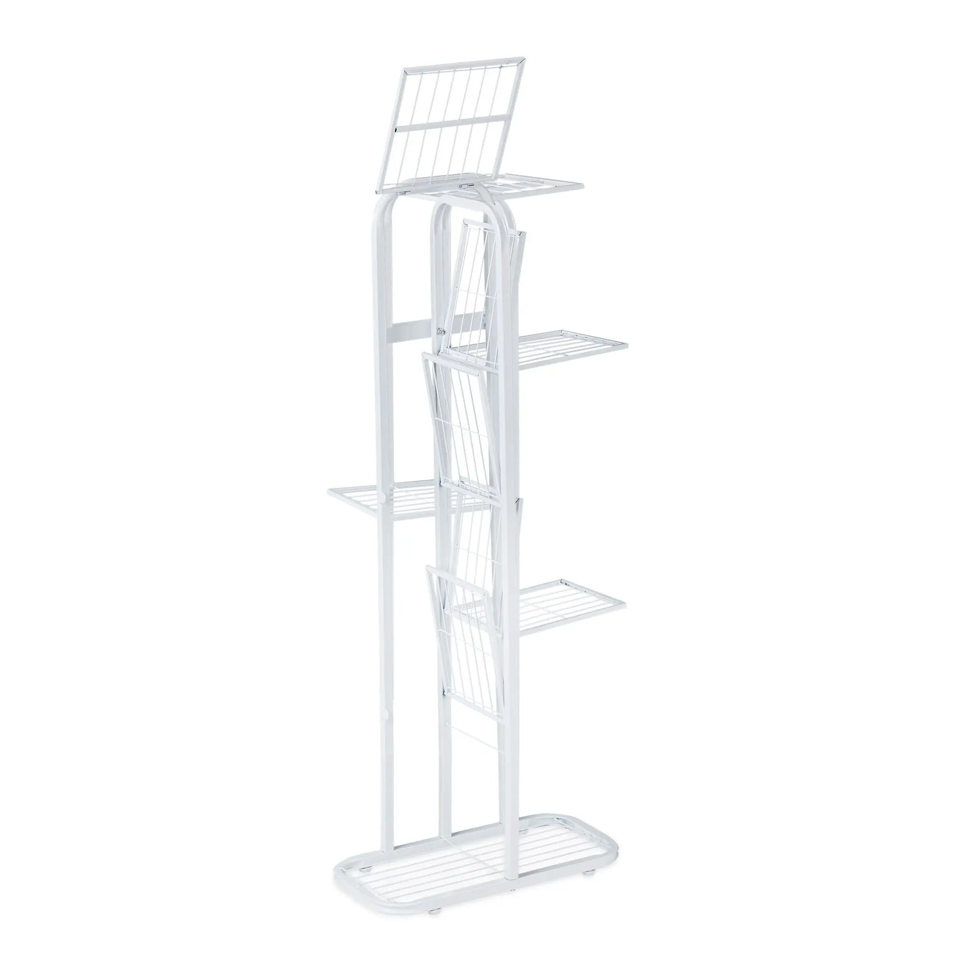 Blumentreppe Metall 6 Etagen Weiss von Relaxdays