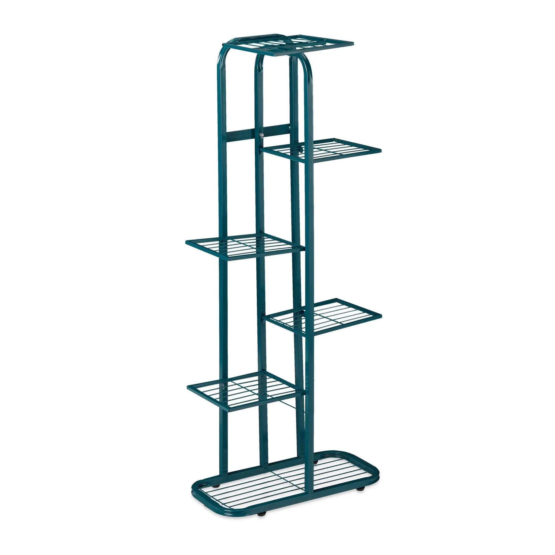 Blumentreppe Metall 6 Etagen Grün von Relaxdays