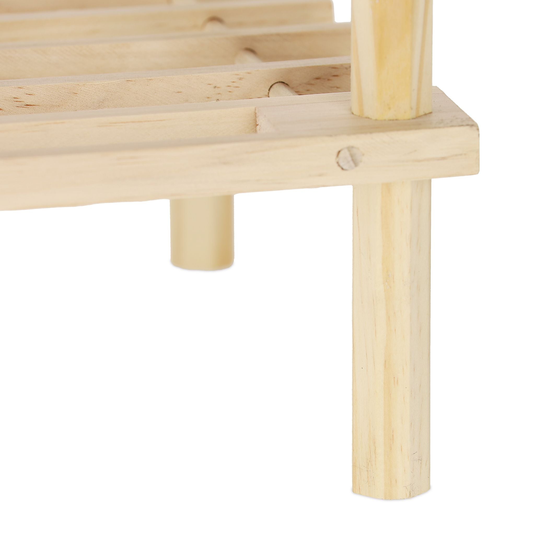 Schuhregal Holz Hellbraun von Relaxdays
