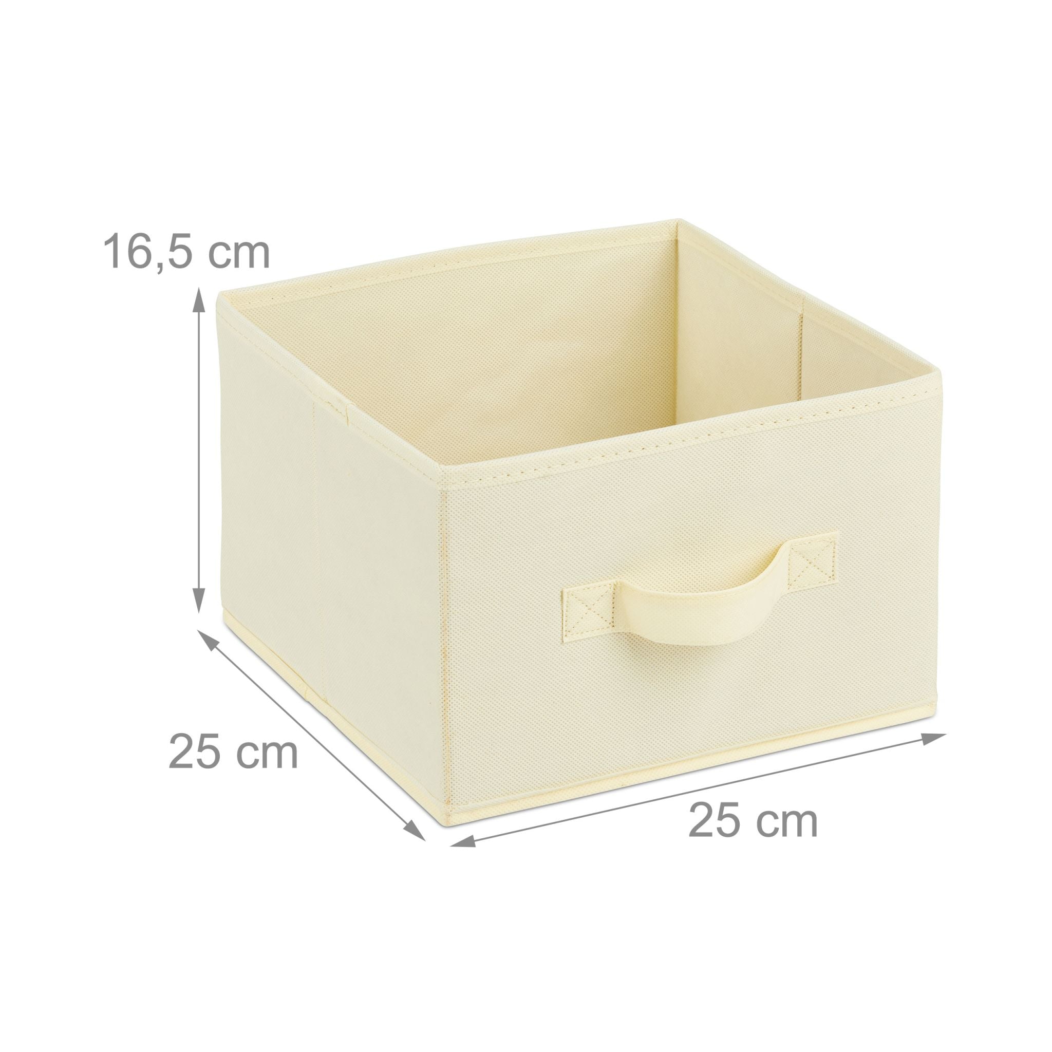 Badregal mit 3 Körben Beige-Hellbraun von Relaxdays