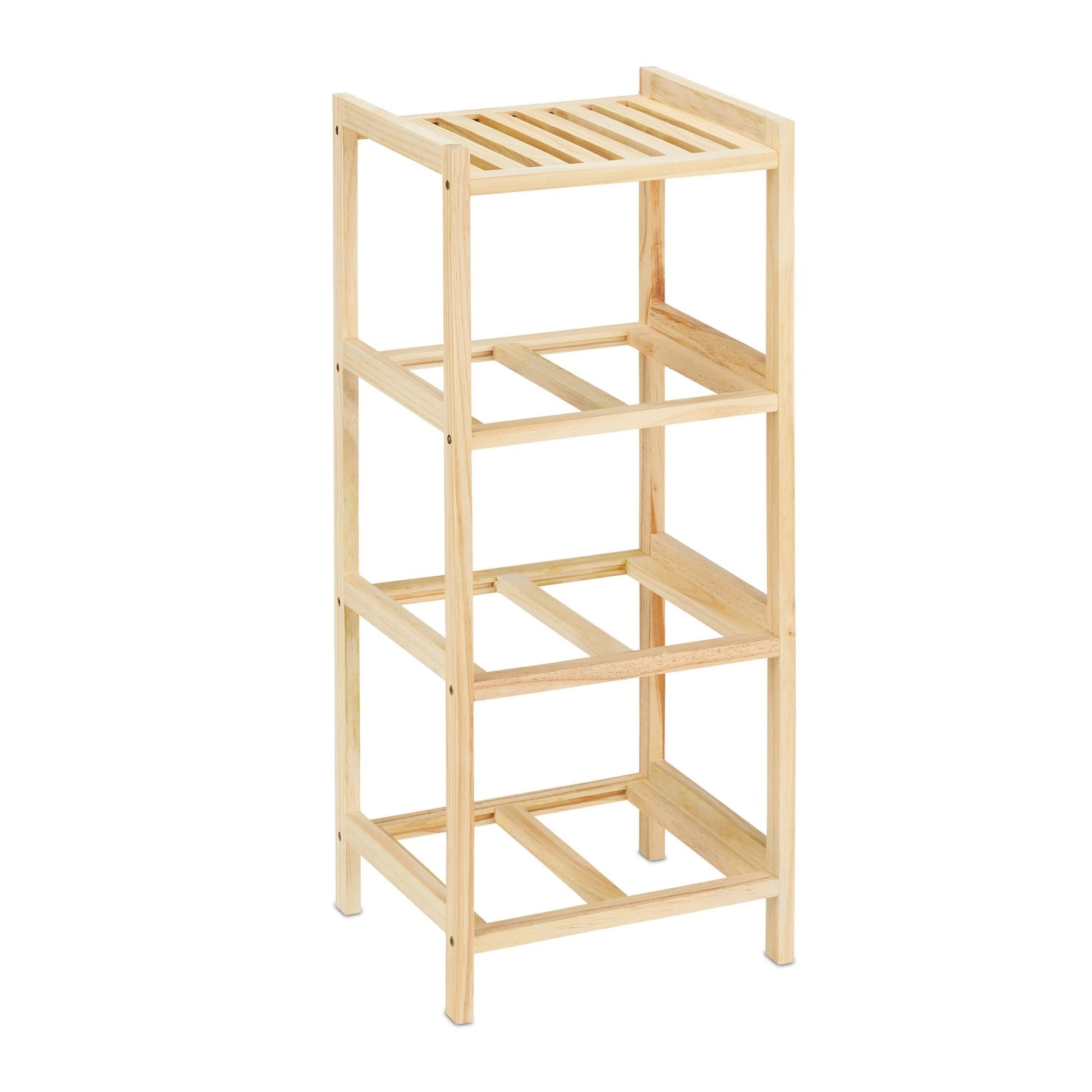 Badregal mit 3 Körben Beige-Hellbraun von Relaxdays