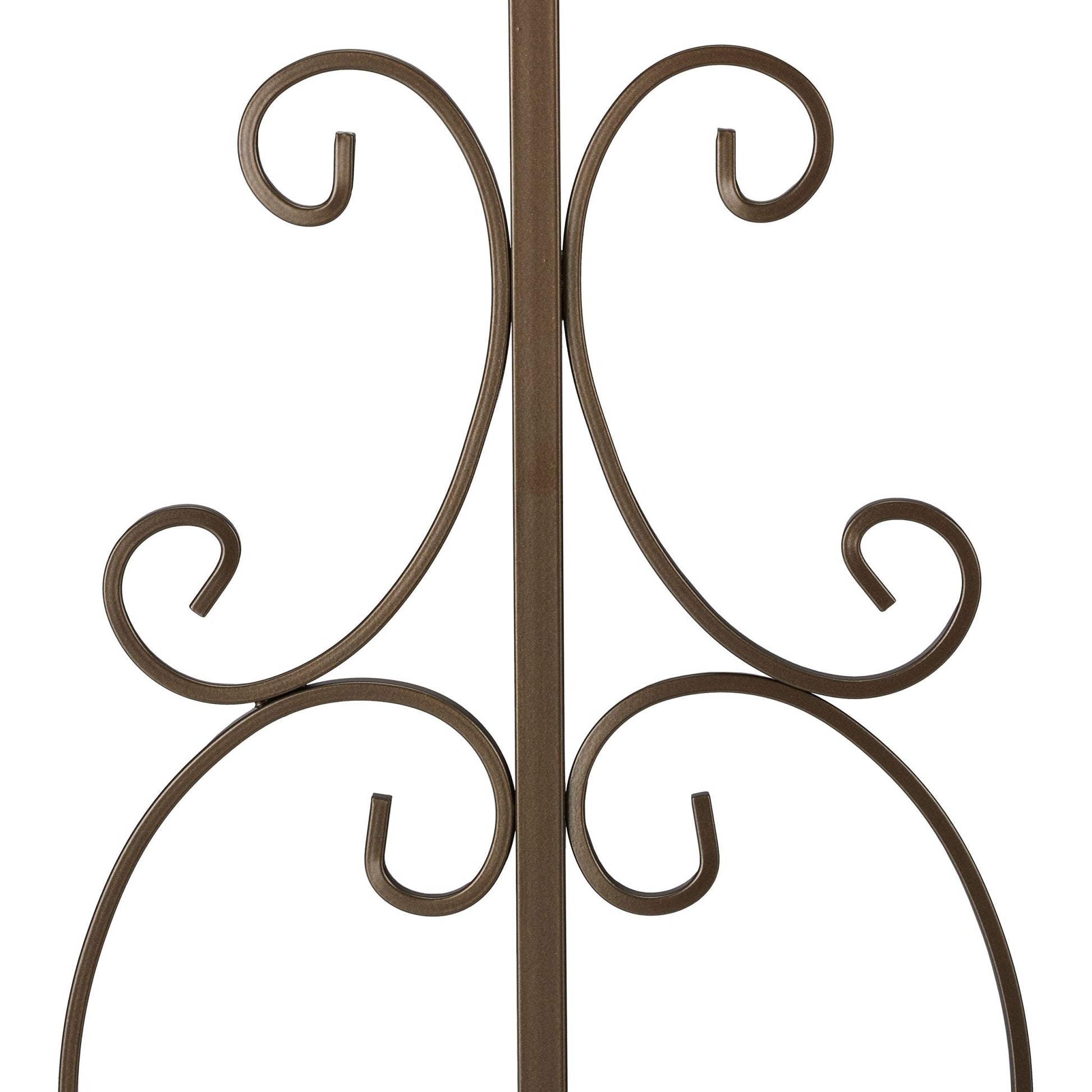 Gartenzaun Bronze 3er-Set Dunkelbraun von Relaxdays