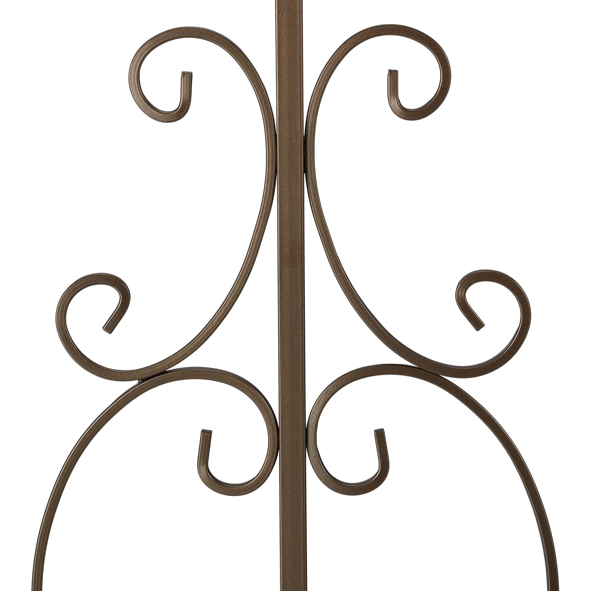 Gartenzaun Bronze 3er-Set Dunkelbraun von Relaxdays