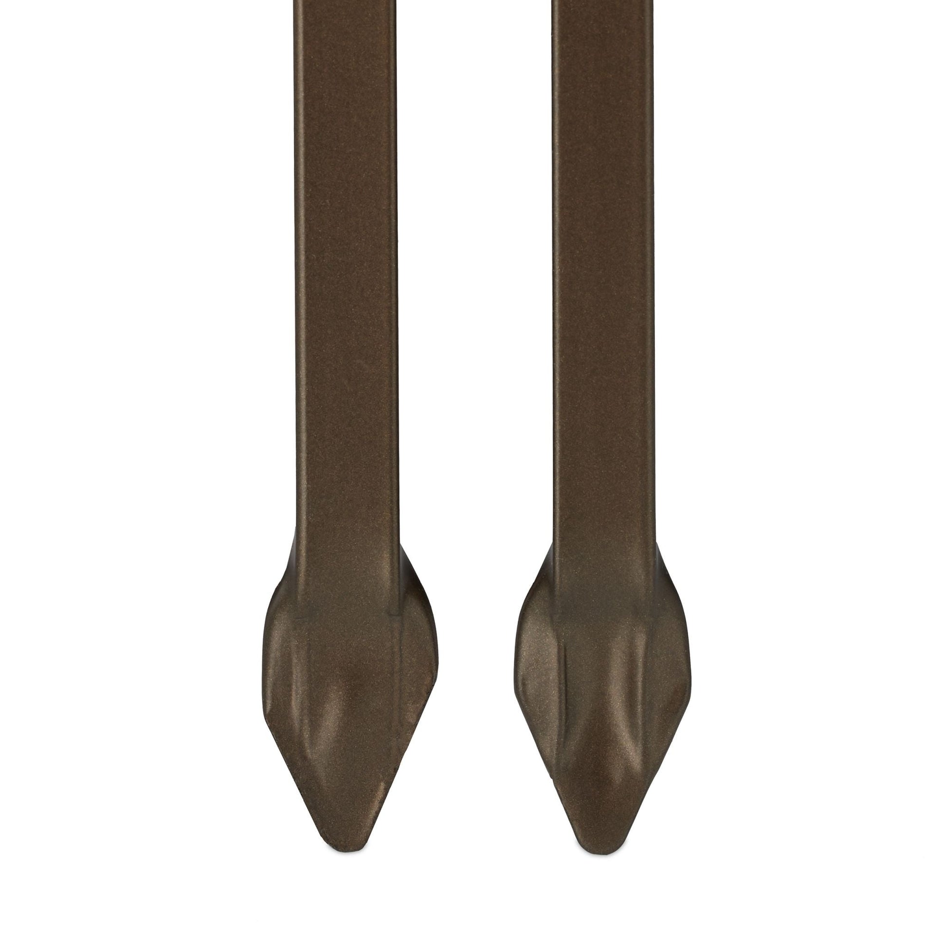Gartenzaun Bronze 3er-Set Dunkelbraun von Relaxdays