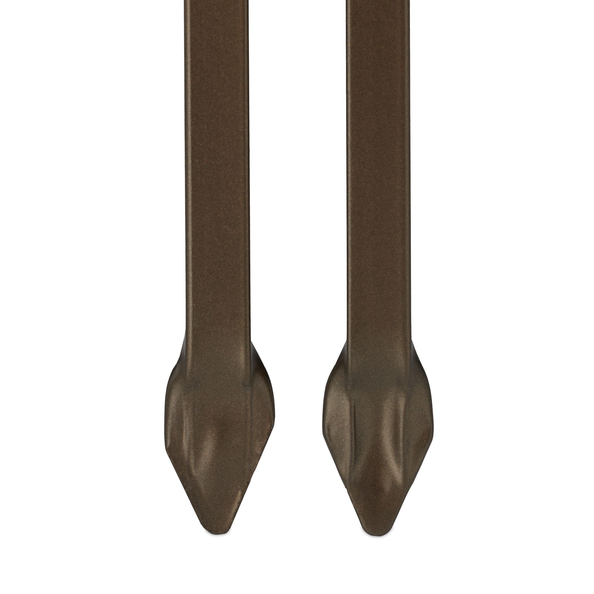 Gartenzaun Bronze 3er-Set Dunkelbraun von Relaxdays