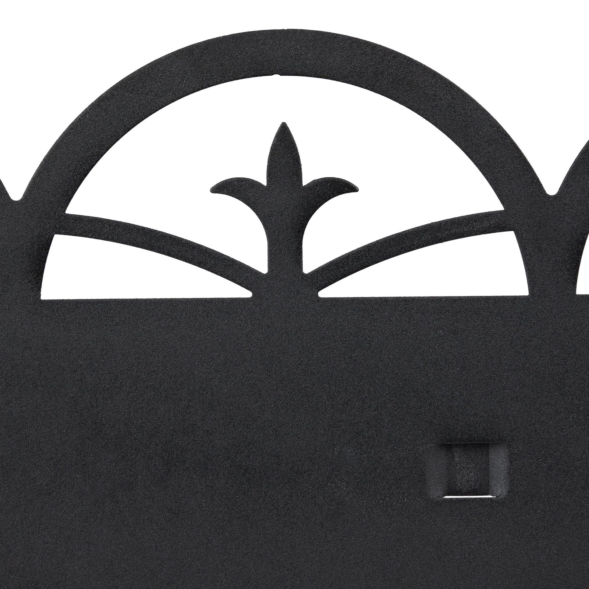 Beeteinfassung Metall Schwarz von Relaxdays