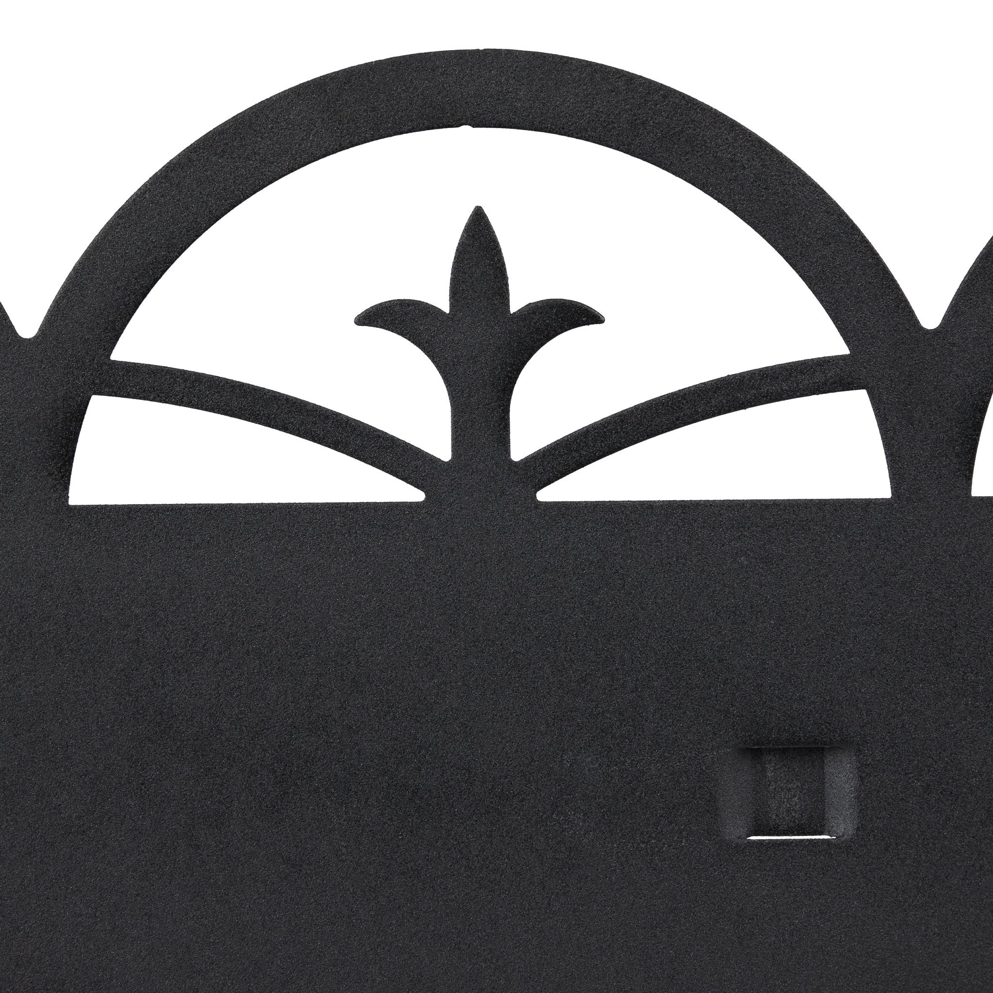 Beeteinfassung Metall Schwarz von Relaxdays