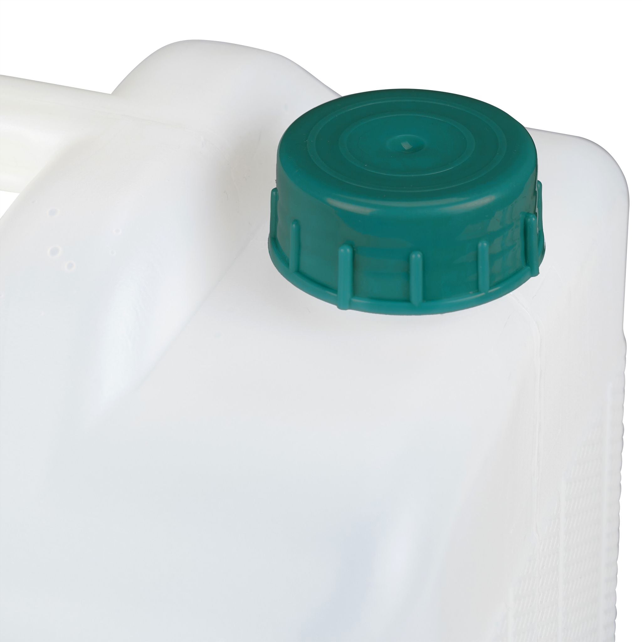 Wasserkanister mit Hahn Weiss-Dunkelgrün von Relaxdays