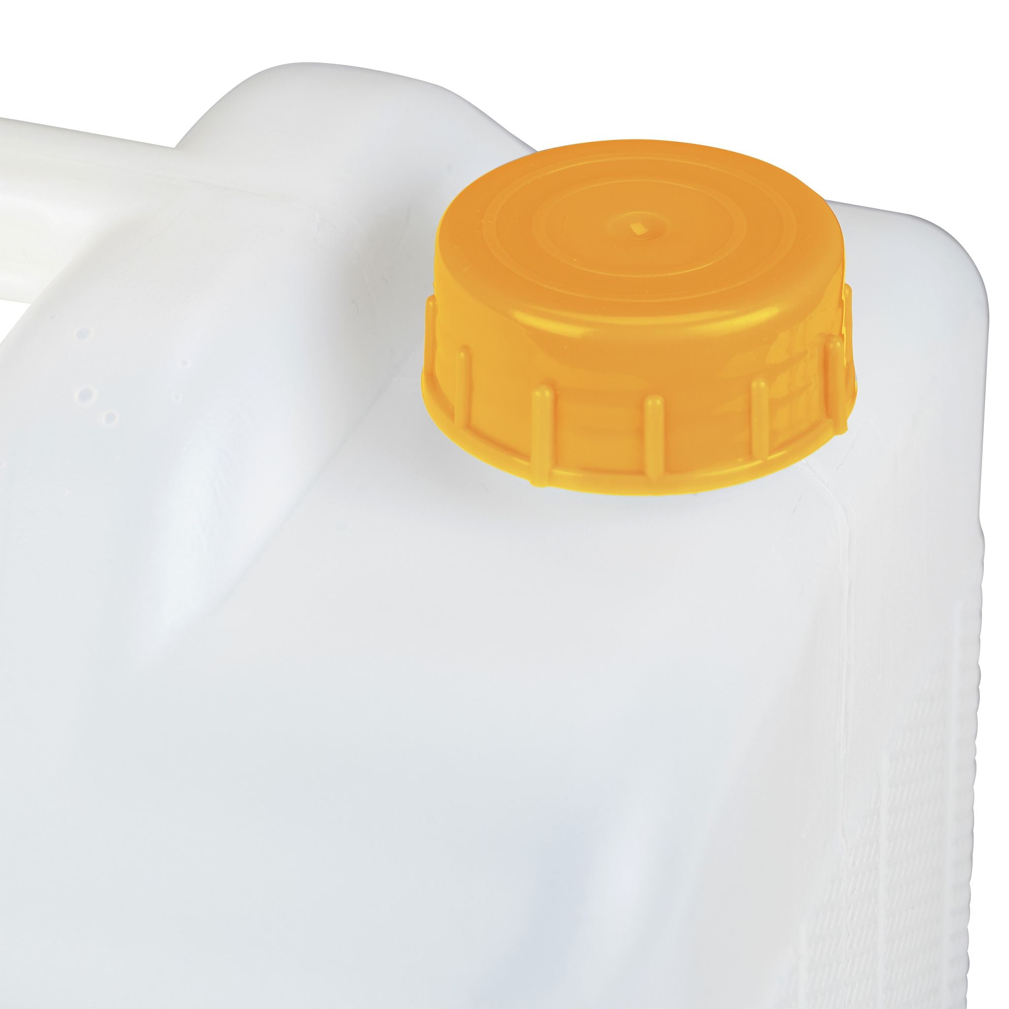 Wasserkanister mit Hahn Weiss-Orange